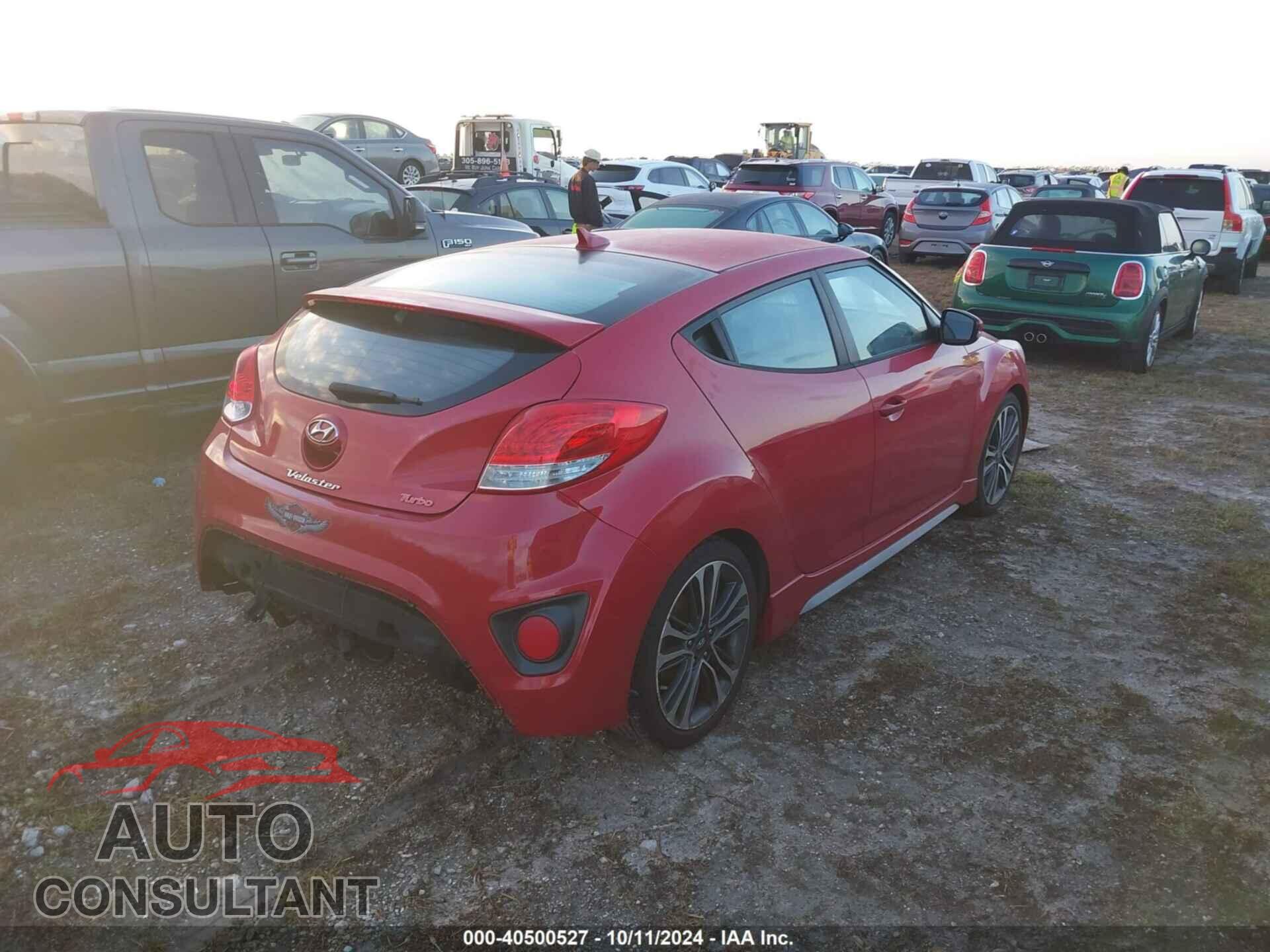 HYUNDAI VELOSTER 2016 - KMHTC6AE3GU273627