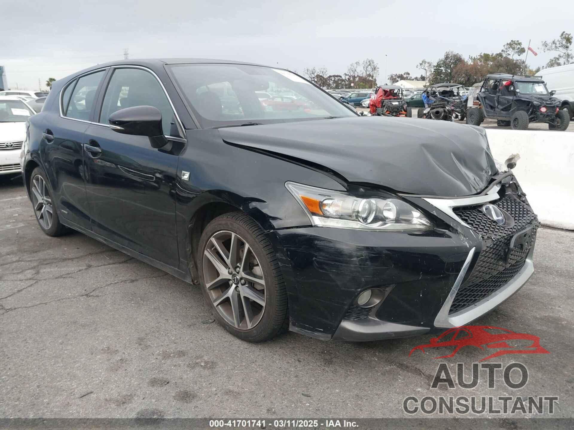 LEXUS CT 200H 2017 - JTHKD5BH9H2295773