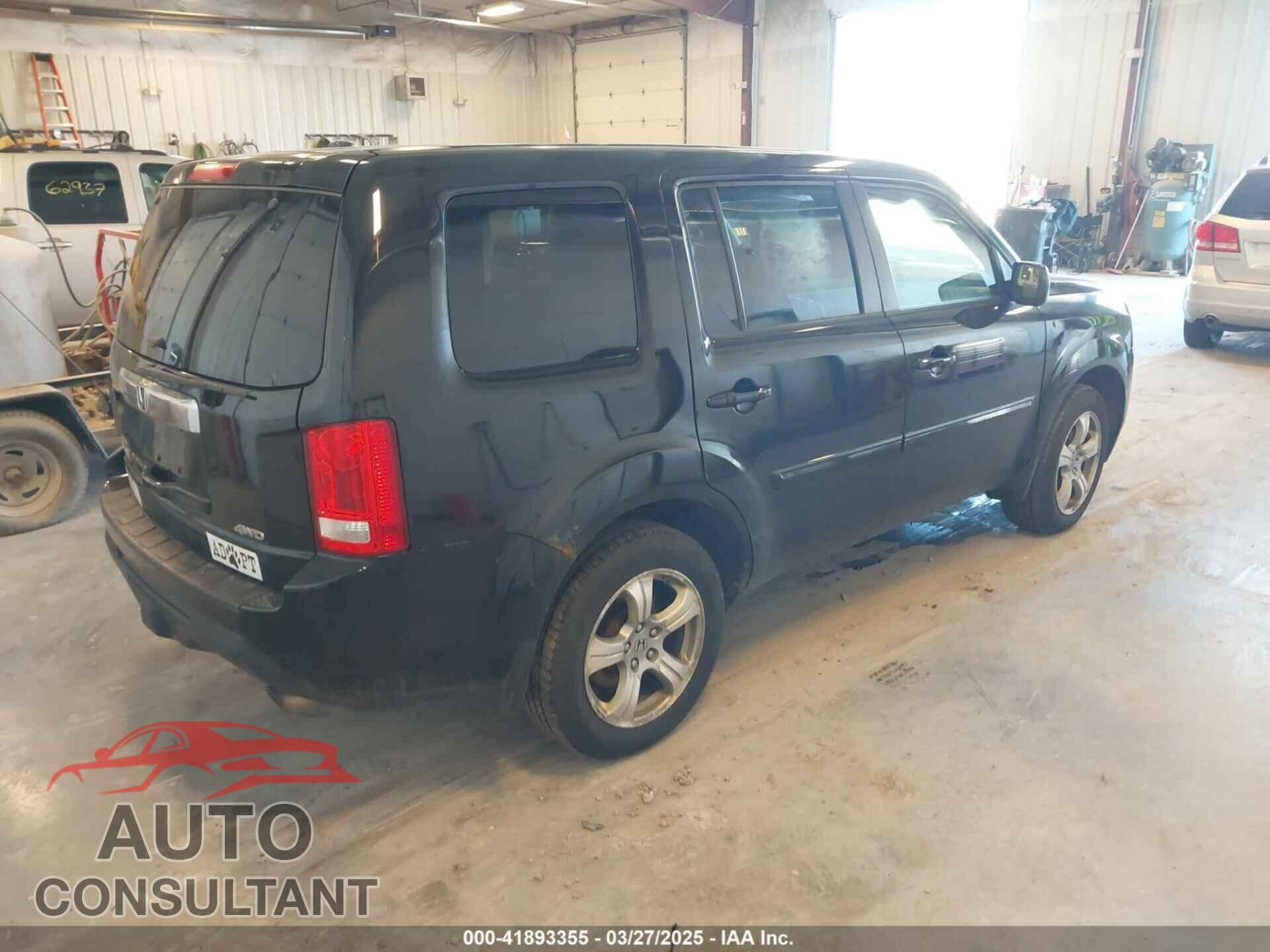 HONDA PILOT 2012 - 5FNYF4H56CB033065