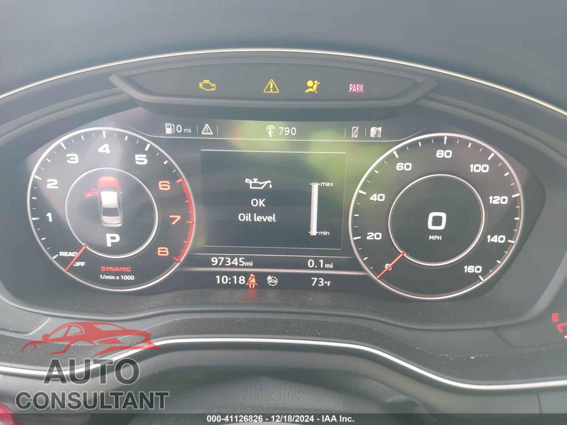 AUDI A4 2018 - WAUKMAF40JA211141