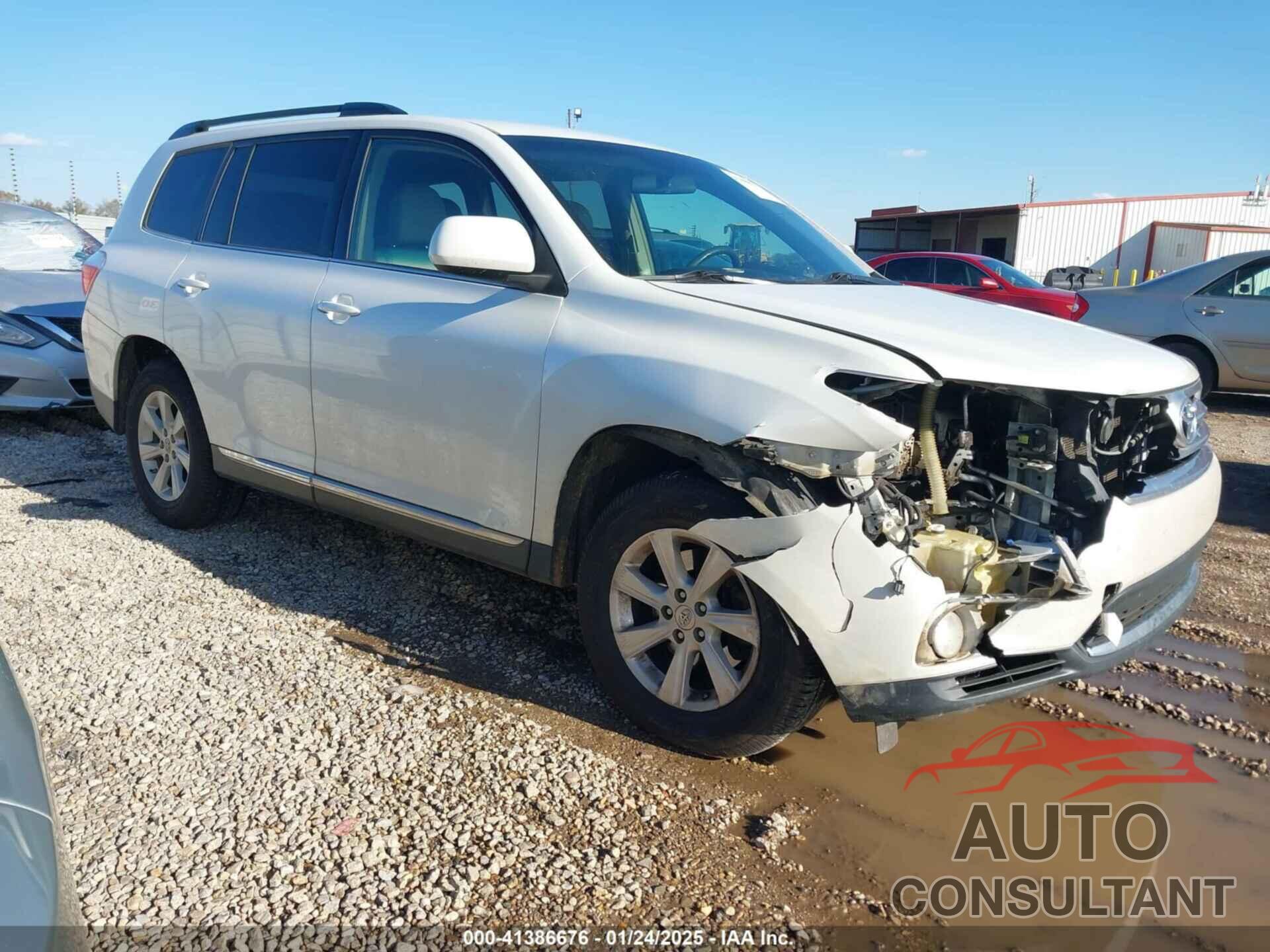 TOYOTA HIGHLANDER 2012 - 5TDZK3EH2CS061191