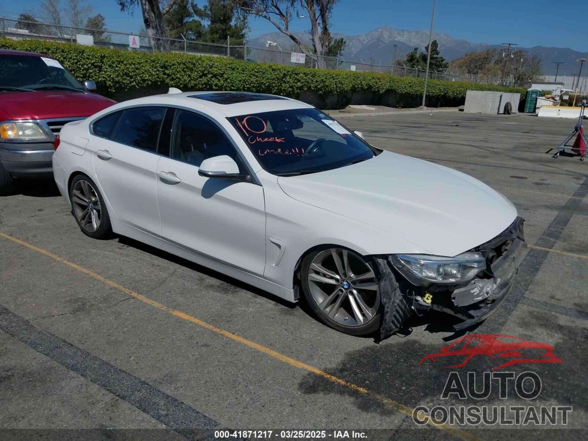 BMW 430I GRAN COUPE 2017 - WBA4F7C31HG789340