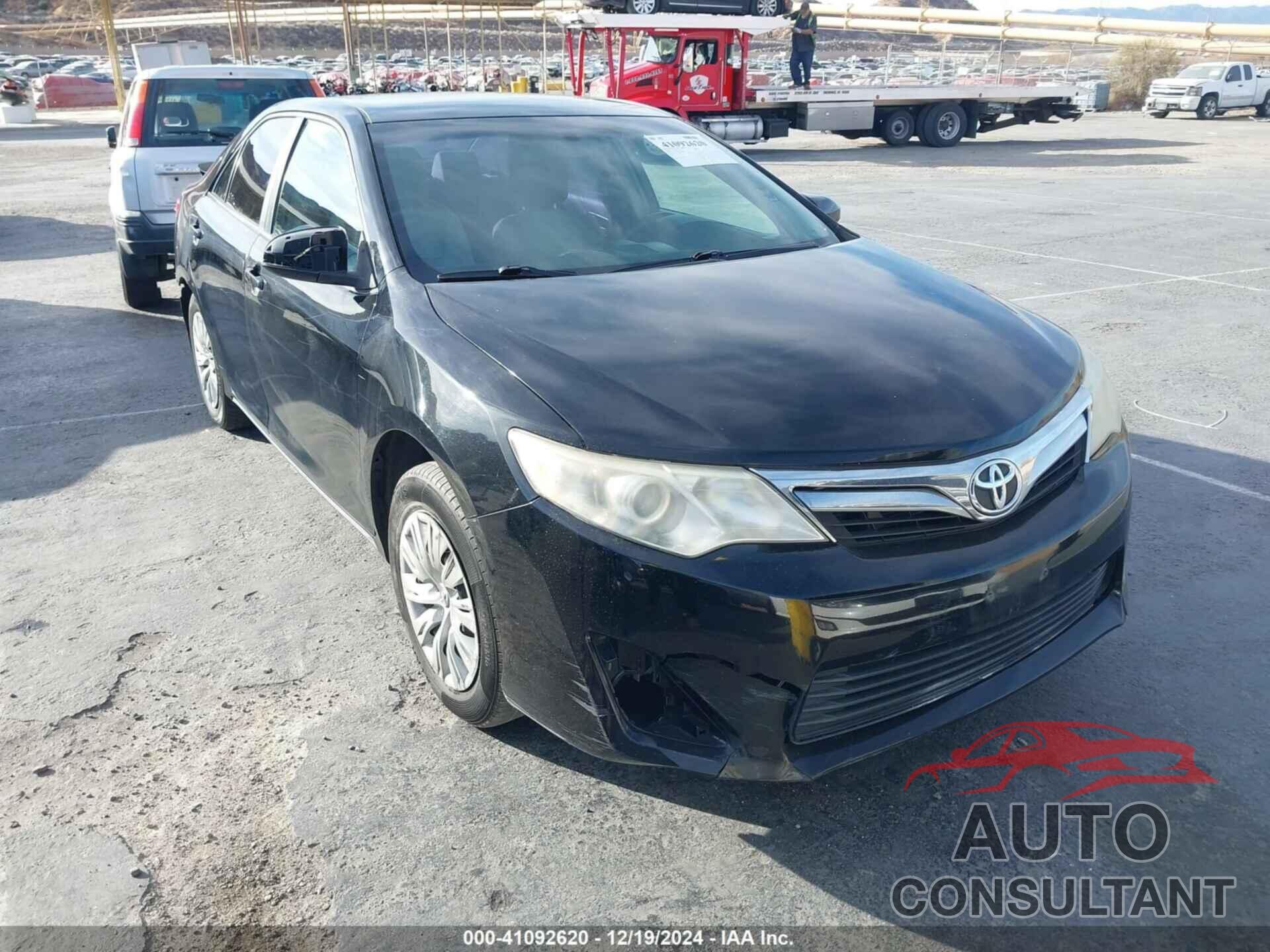 TOYOTA CAMRY 2012 - 4T1BF1FK4CU099999