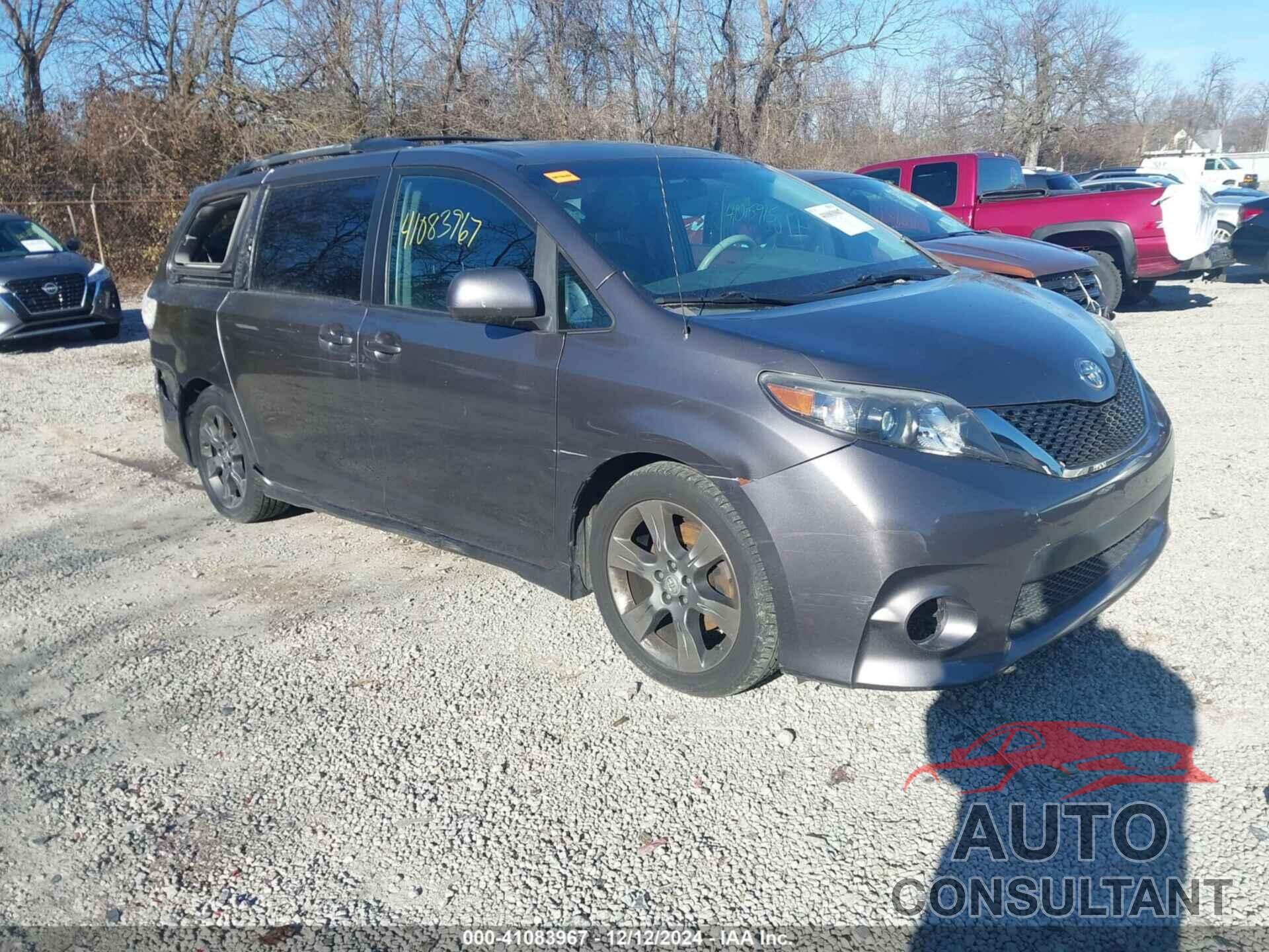 TOYOTA SIENNA 2011 - 5TDXK3DC6BS062470