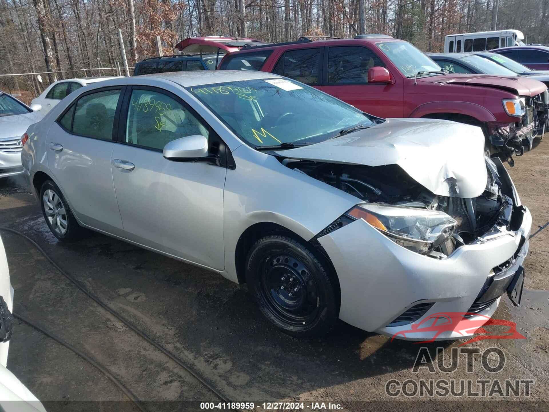 TOYOTA COROLLA 2016 - 2T1BURHE9GC639964