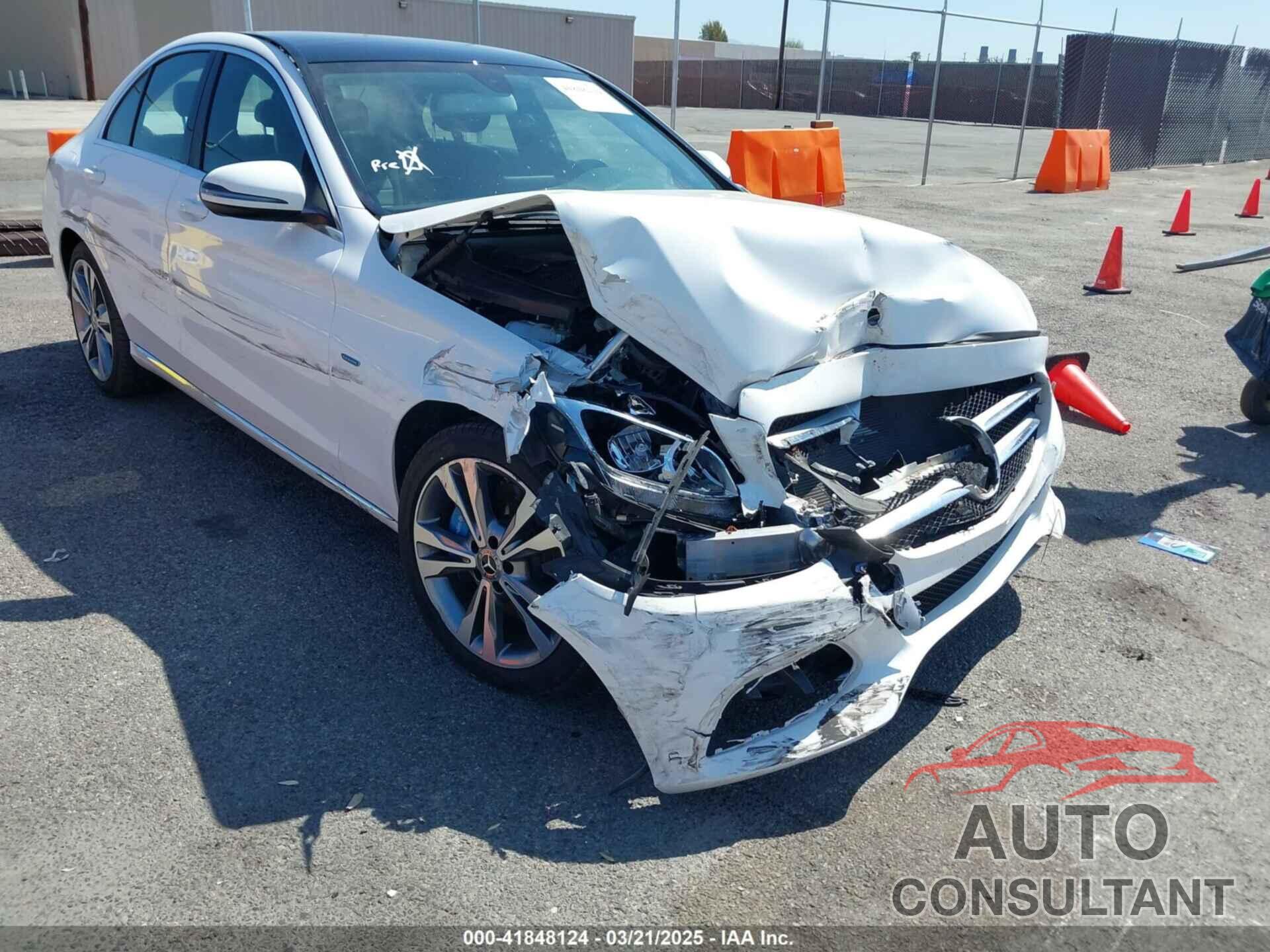 MERCEDES-BENZ C 350E 2017 - 55SWF4HB8HU219807