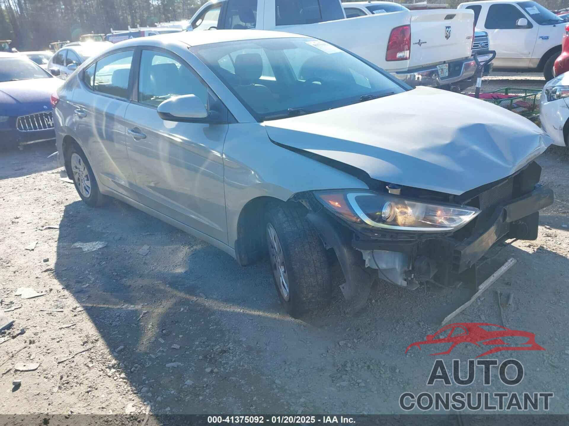 HYUNDAI ELANTRA 2017 - KMHD74LF2HU428835