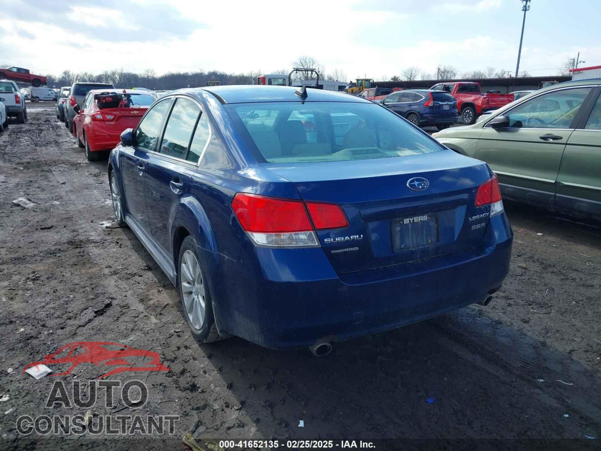 SUBARU LEGACY 2011 - 4S3BMEJ63B2217823