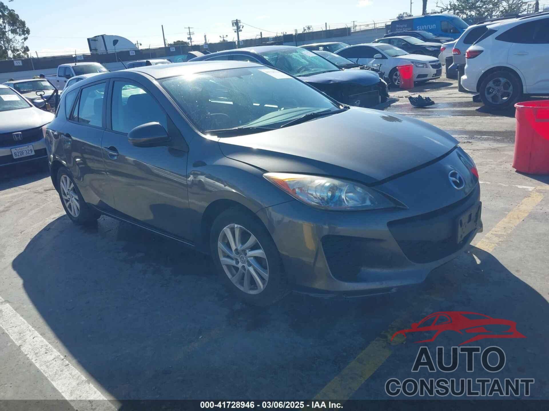 MAZDA MAZDA3 2012 - JM1BL1L71C1529437