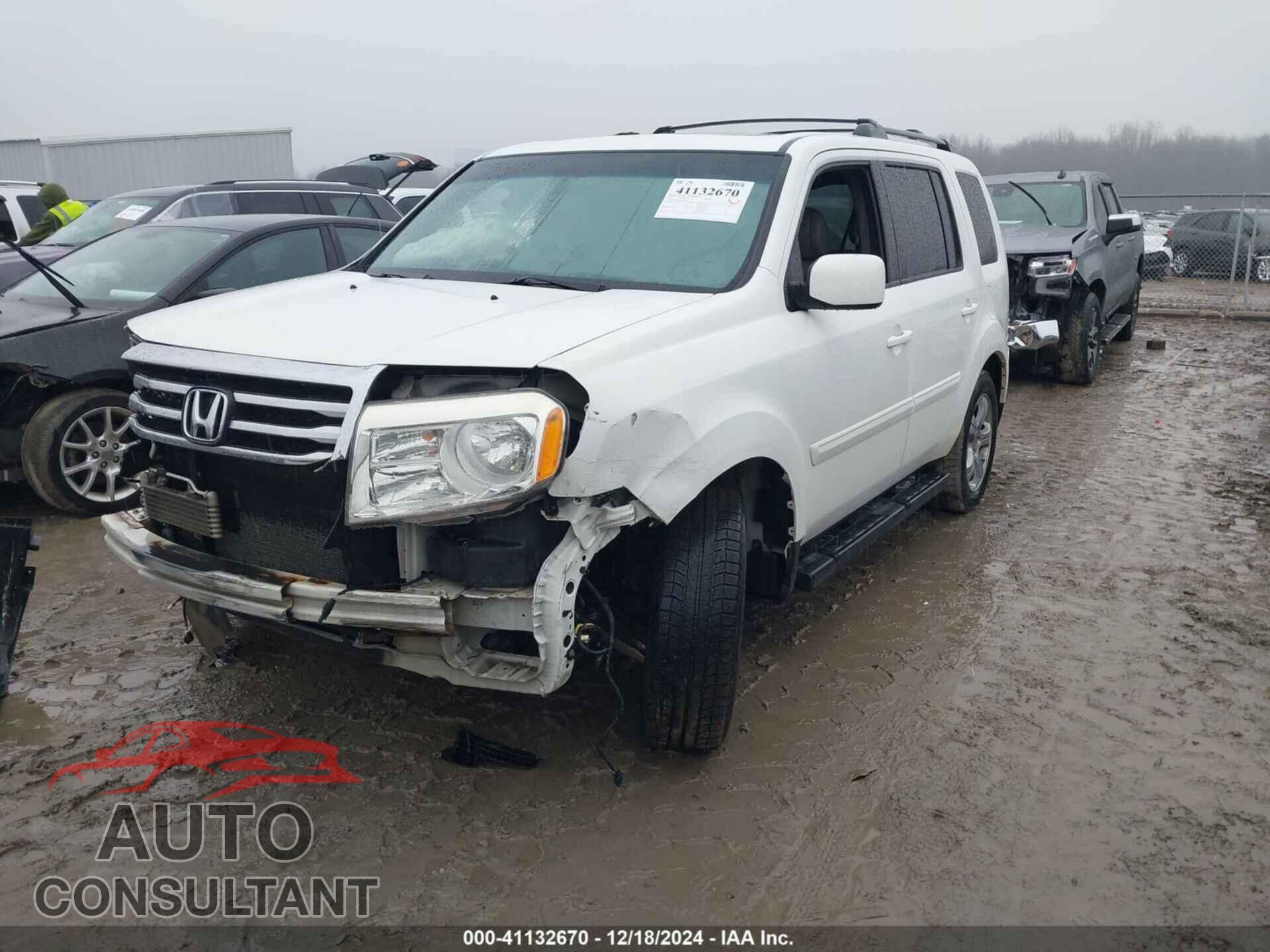 HONDA PILOT 2012 - 5FNYF4H60CB060027