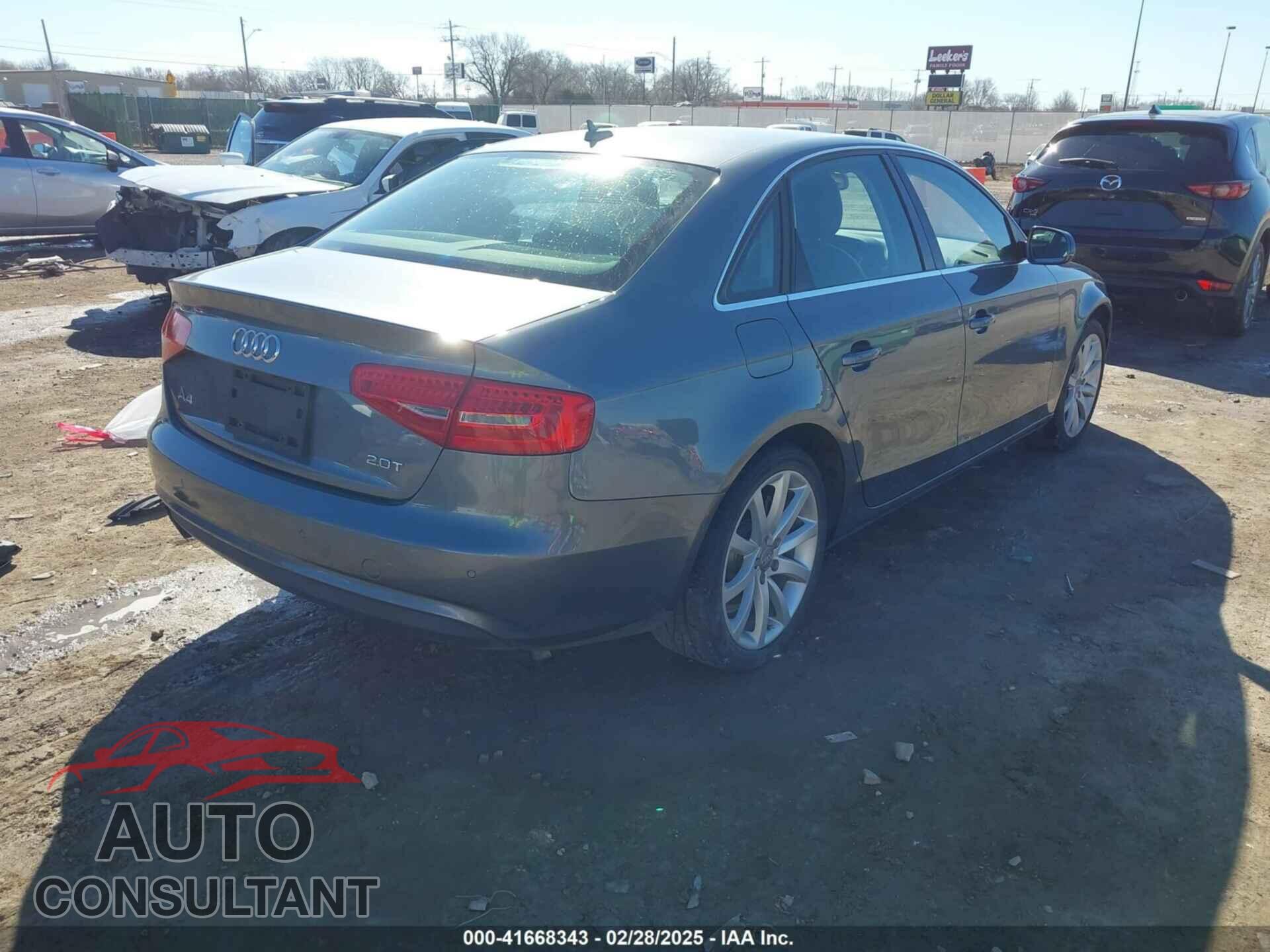 AUDI A4 2013 - WAUEFAFL6DN016897