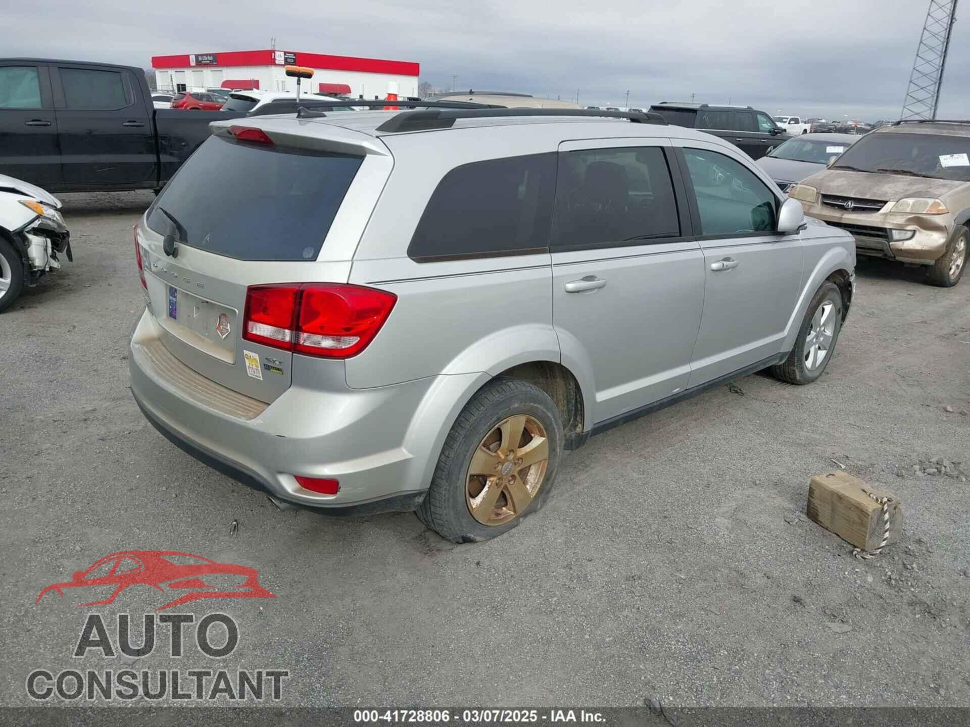DODGE JOURNEY 2012 - 3C4PDCBGXCT324157