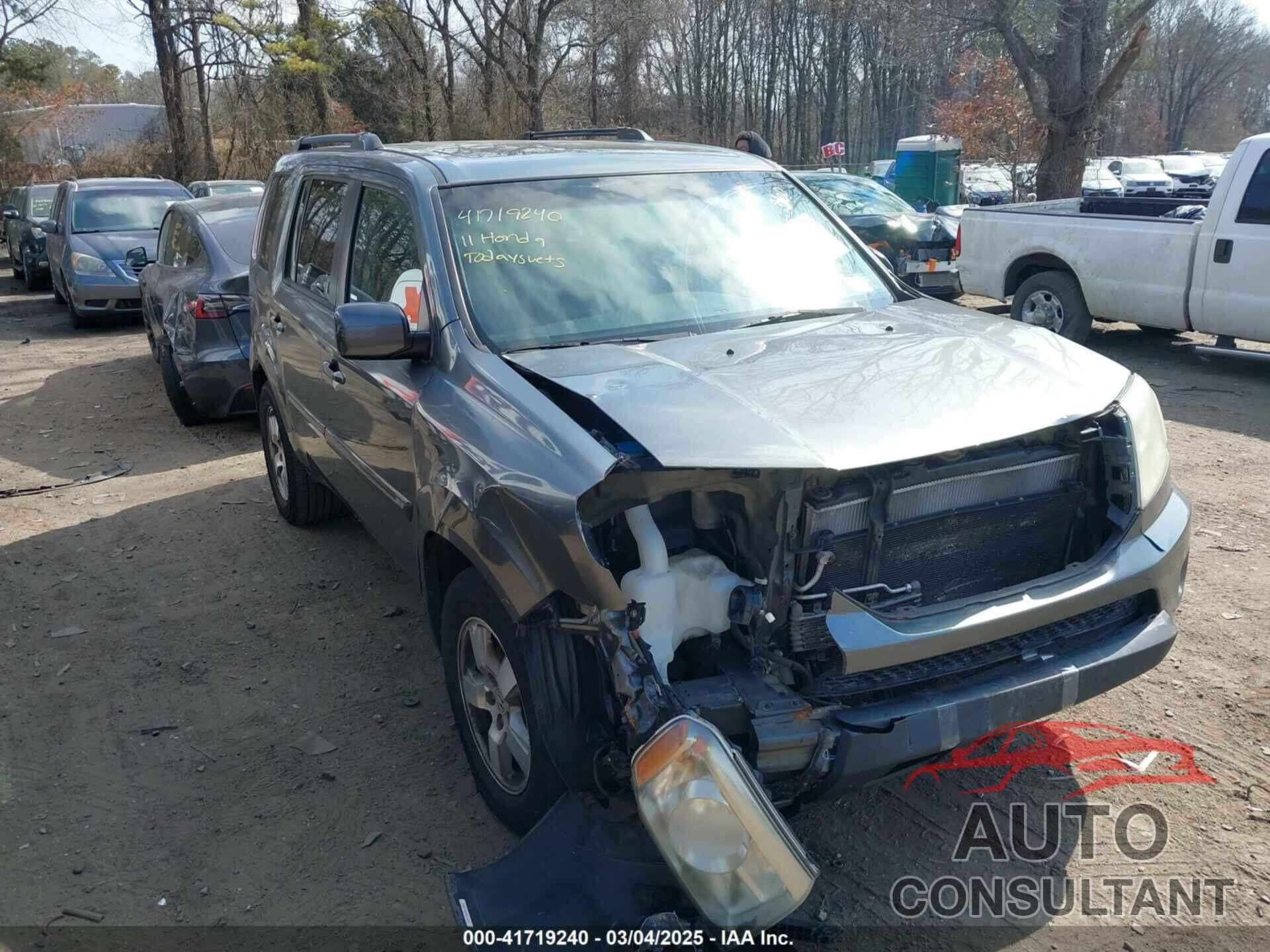 HONDA PILOT 2011 - 5FNYF4H55BB078657