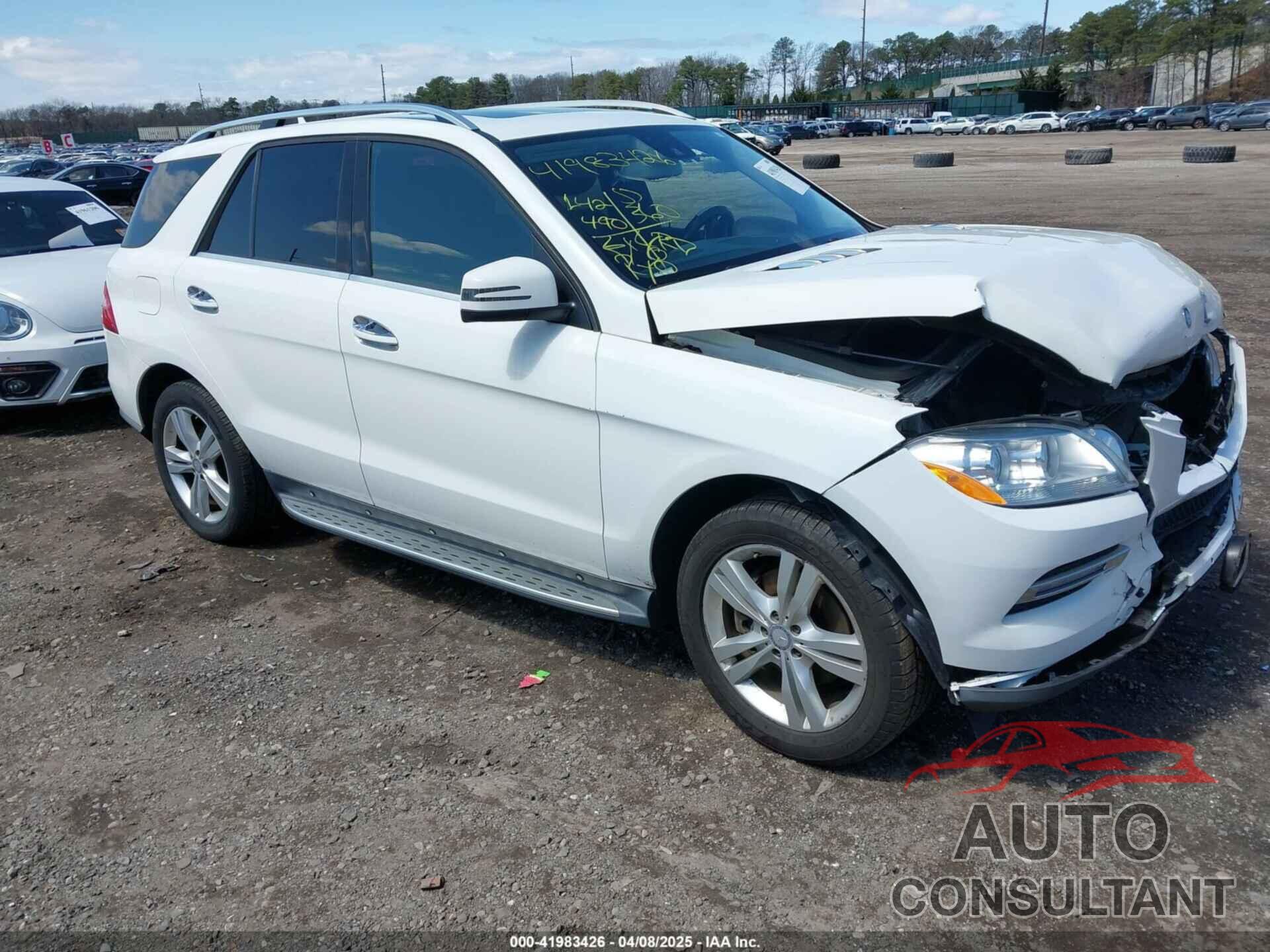 MERCEDES-BENZ ML 350 2015 - 4JGDA5HB7FA510426