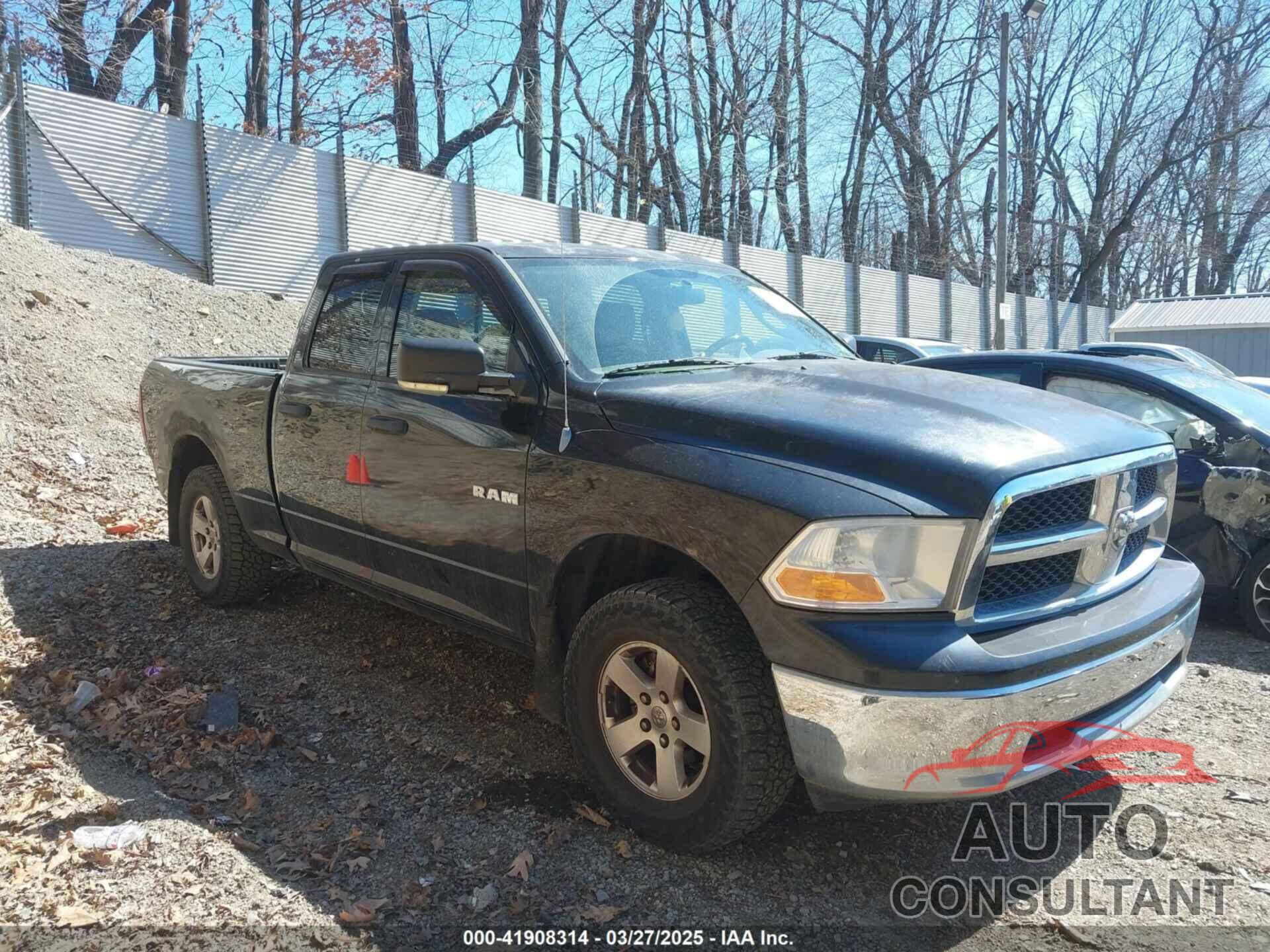 DODGE RAM 1500 2009 - 1D3HV18P69S723596