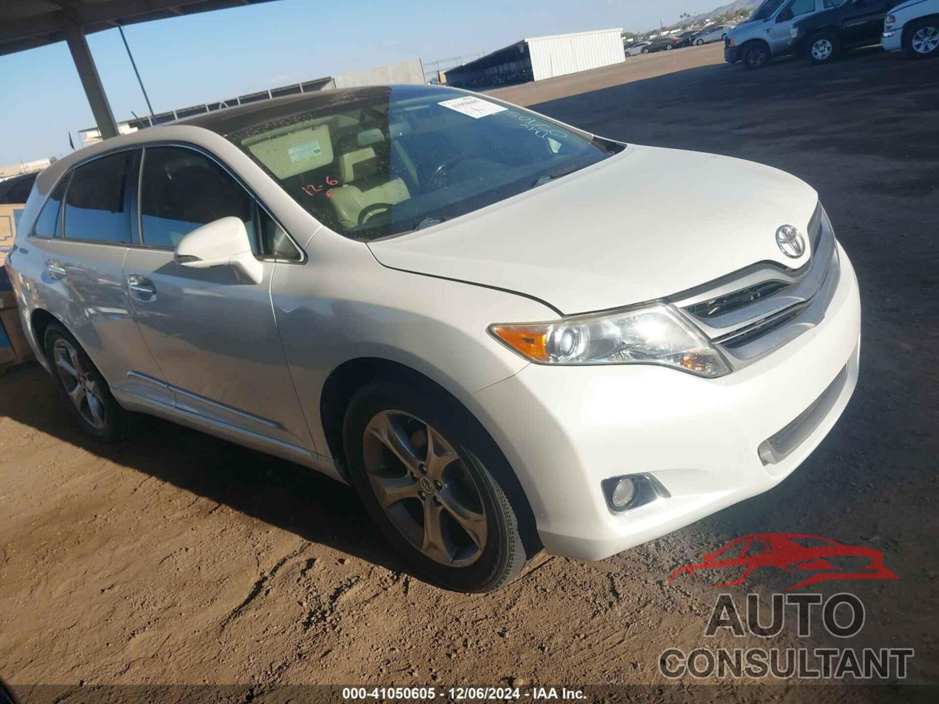 TOYOTA VENZA 2013 - 4T3ZK3BB3DU059059