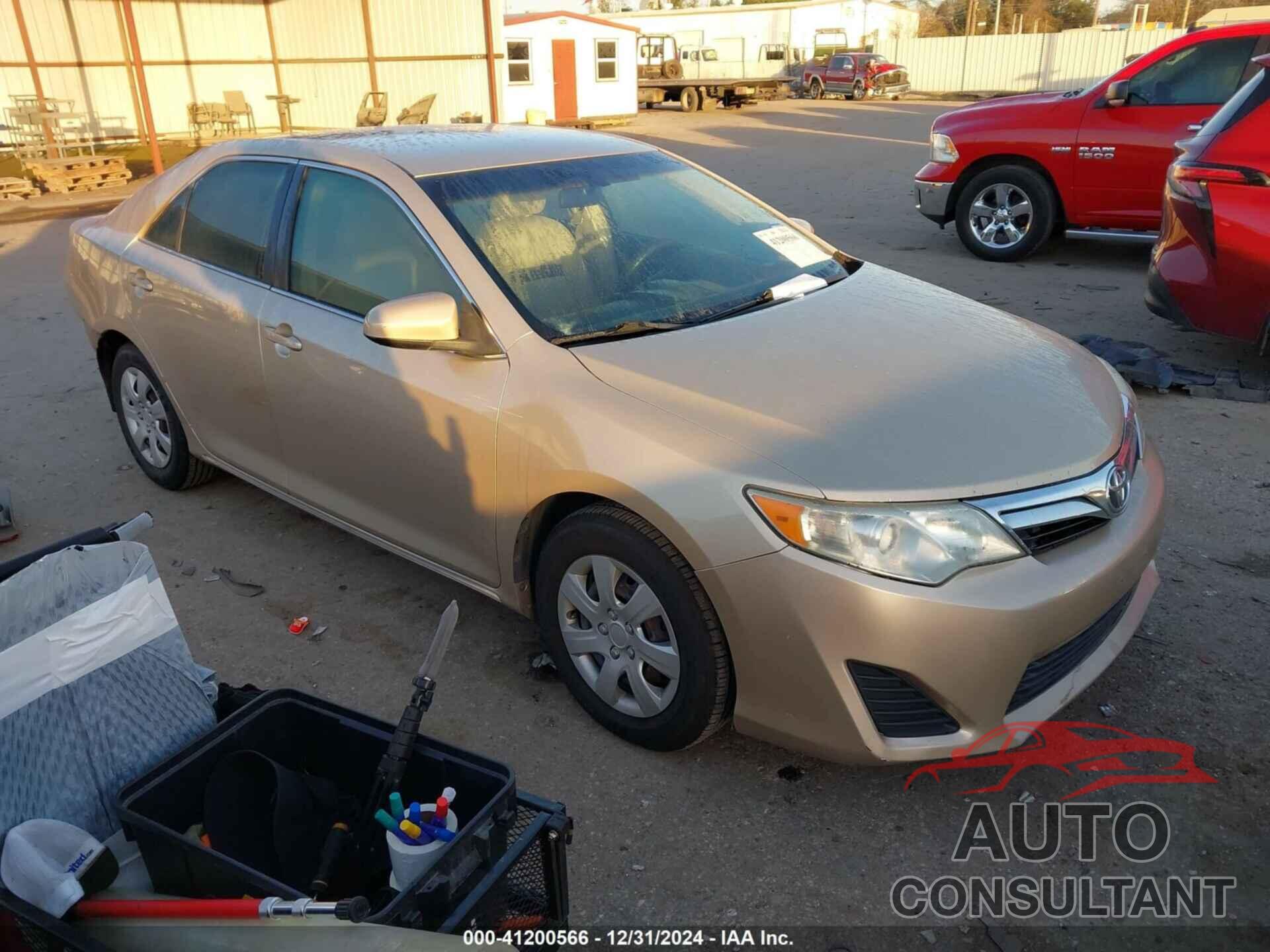 TOYOTA CAMRY 2012 - 4T4BF1FK2CR162801