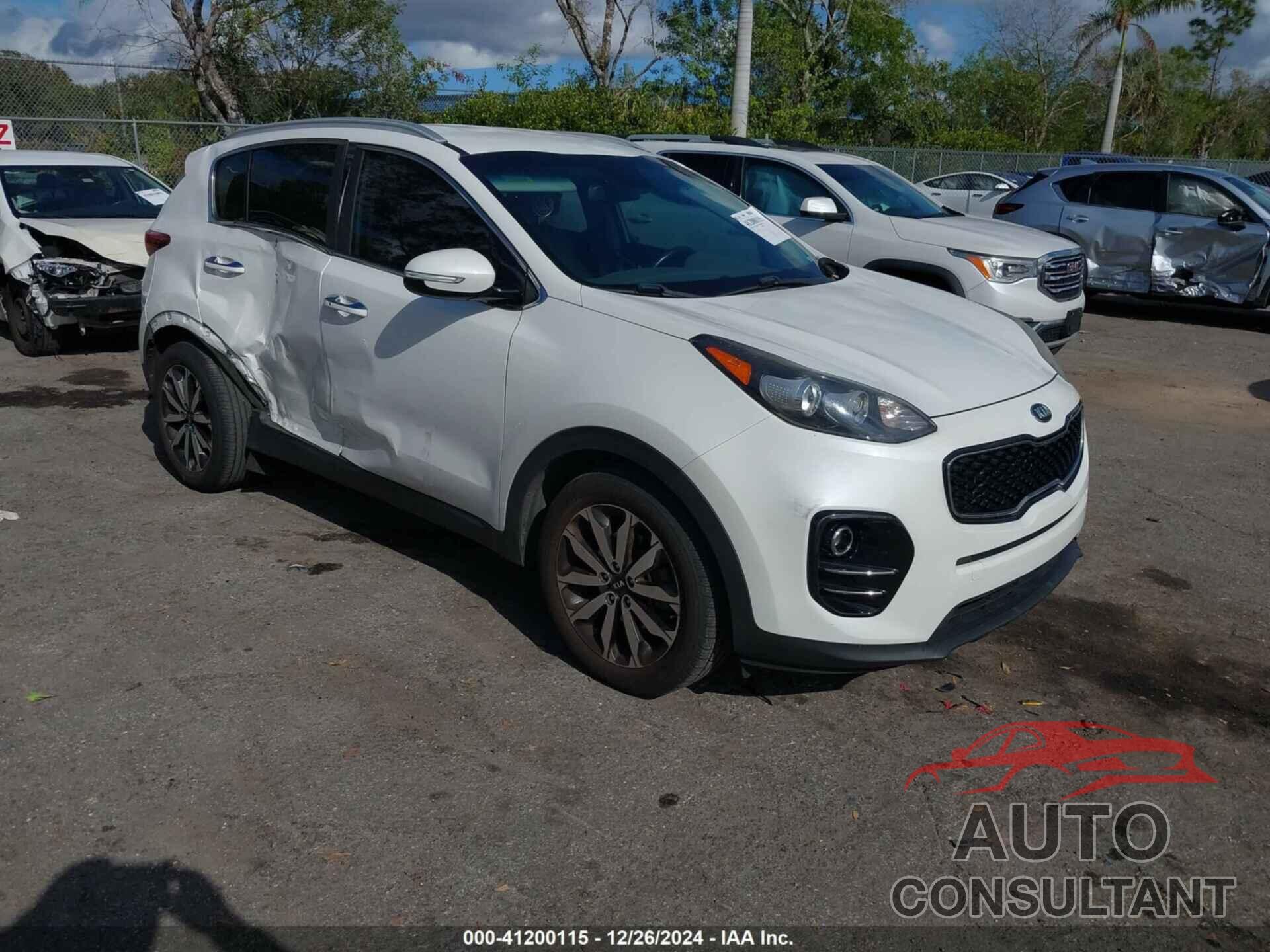 KIA SPORTAGE 2018 - KNDPN3AC1J7486501