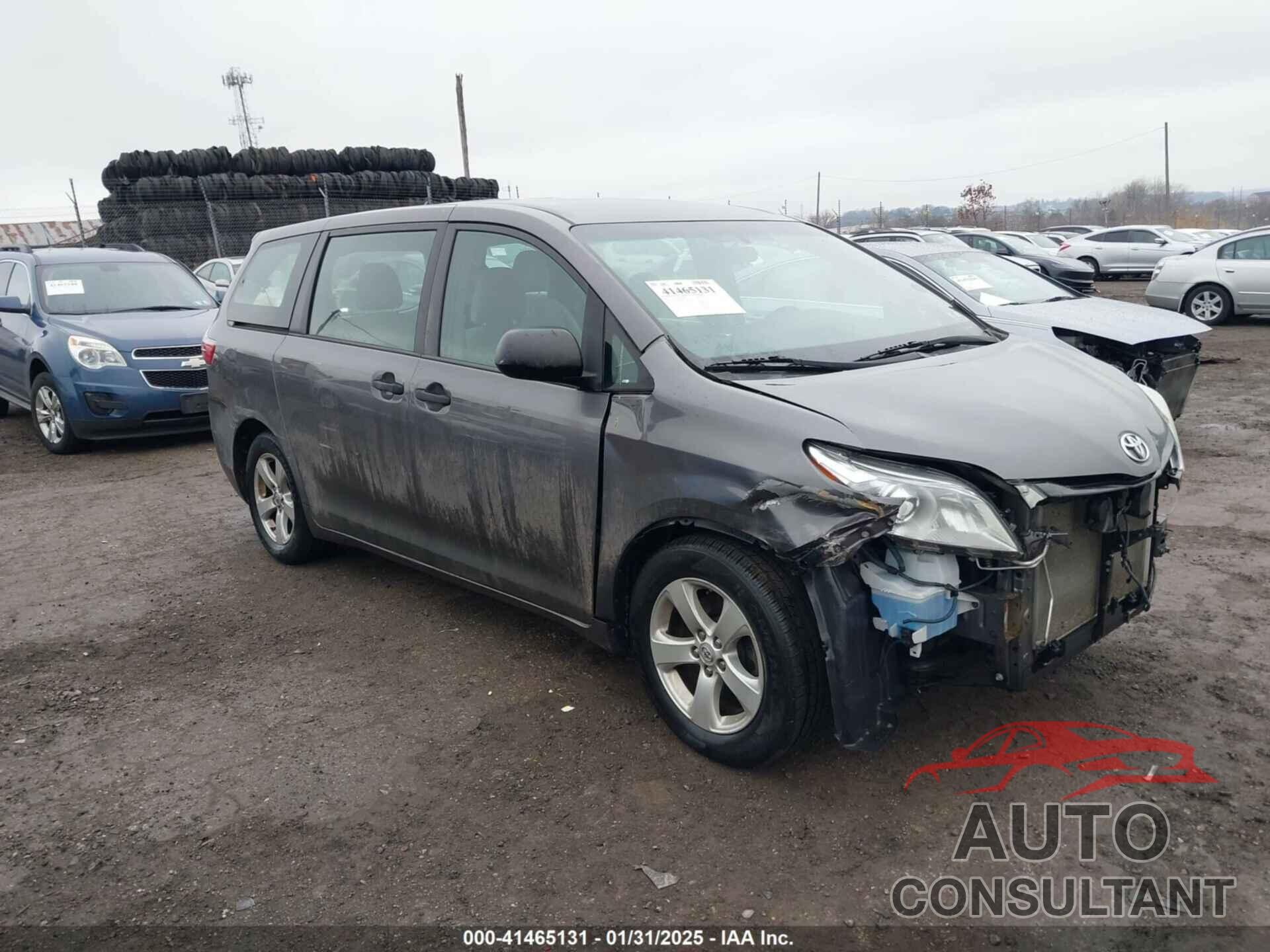 TOYOTA SIENNA 2015 - 5TDZK3DC9FS582287