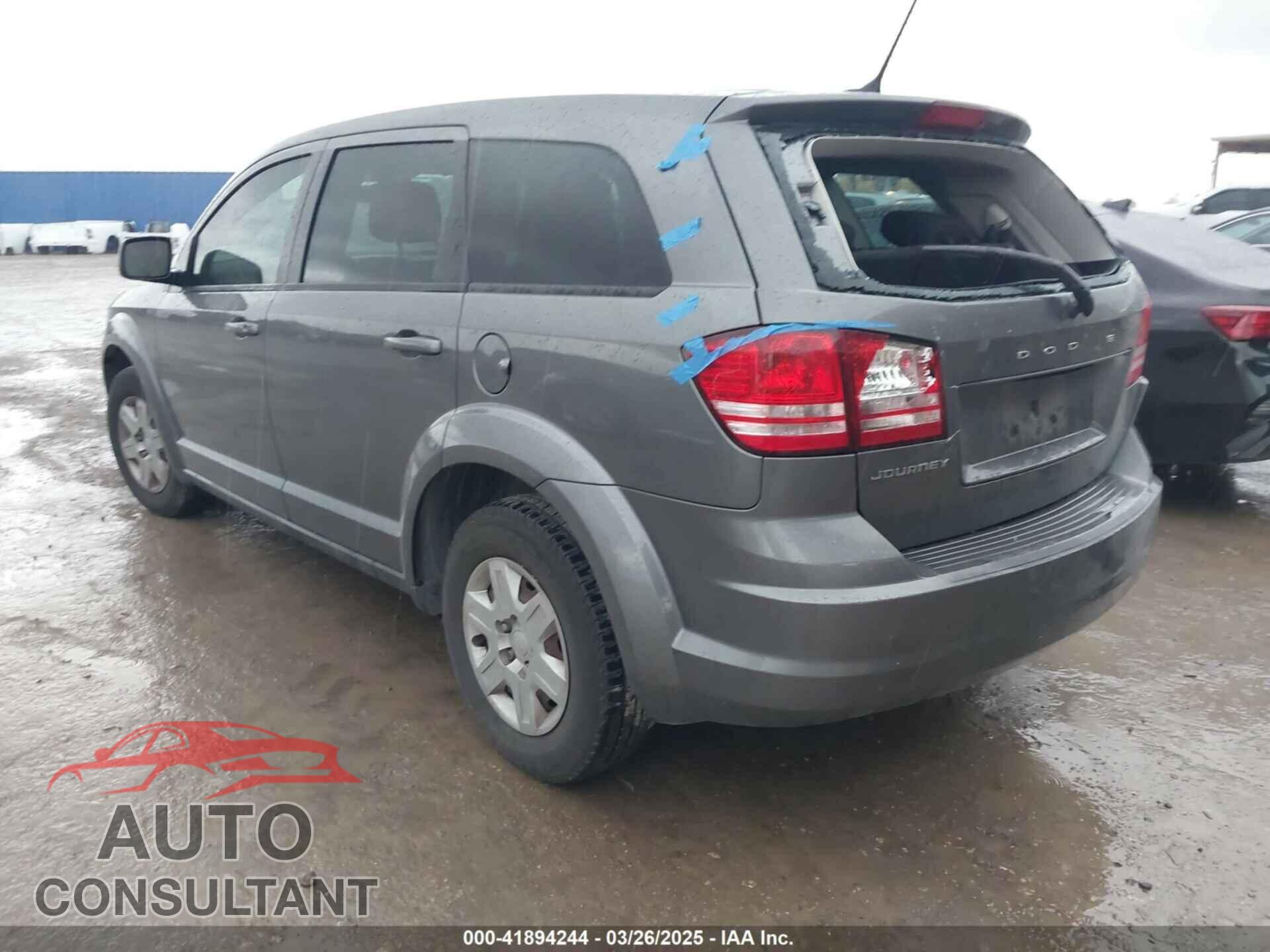 DODGE JOURNEY 2012 - 3C4PDCAB4CT390452