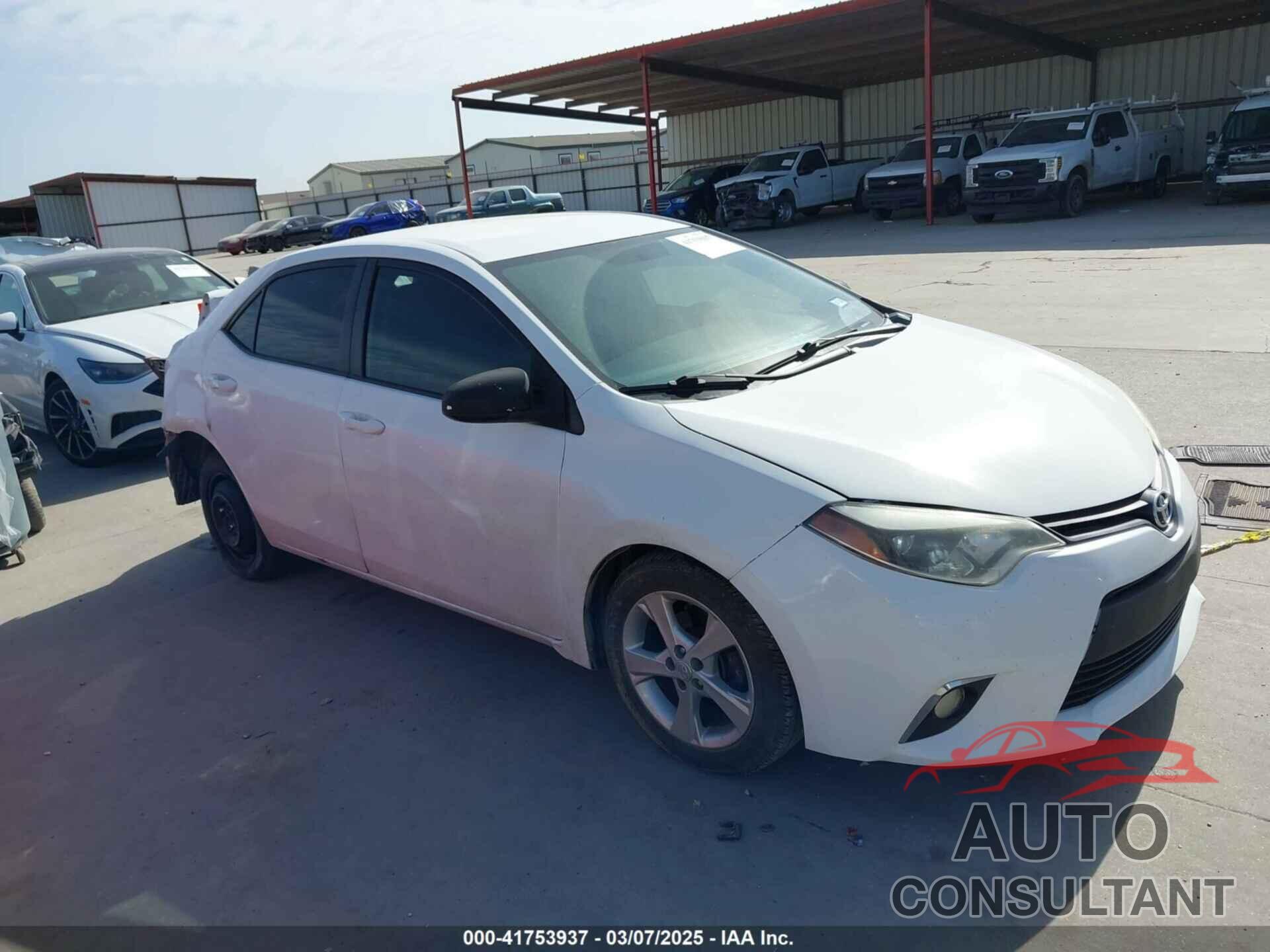 TOYOTA COROLLA 2015 - 2T1BURHE4FC268615
