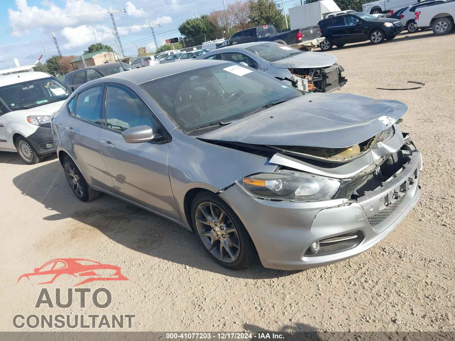 DODGE DART 2015 - 1C3CDFBB0FD243767