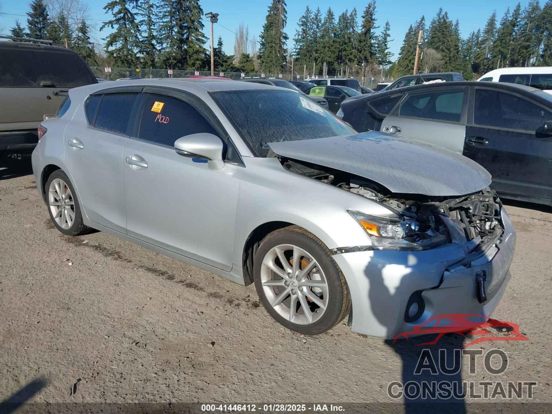 LEXUS CT 200H 2011 - JTHKD5BH2B2006451