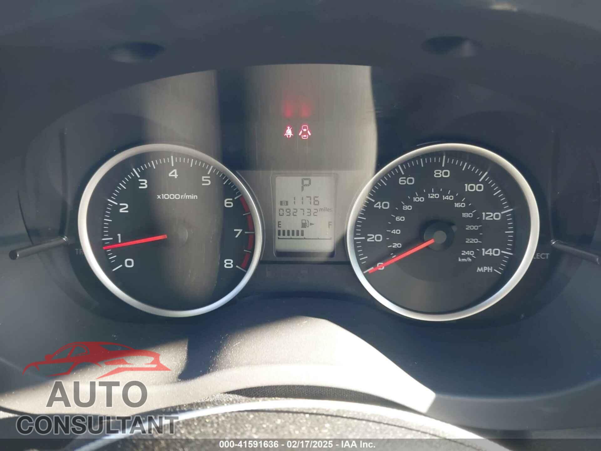 SUBARU FORESTER 2017 - JF2SJAEC8HH404340