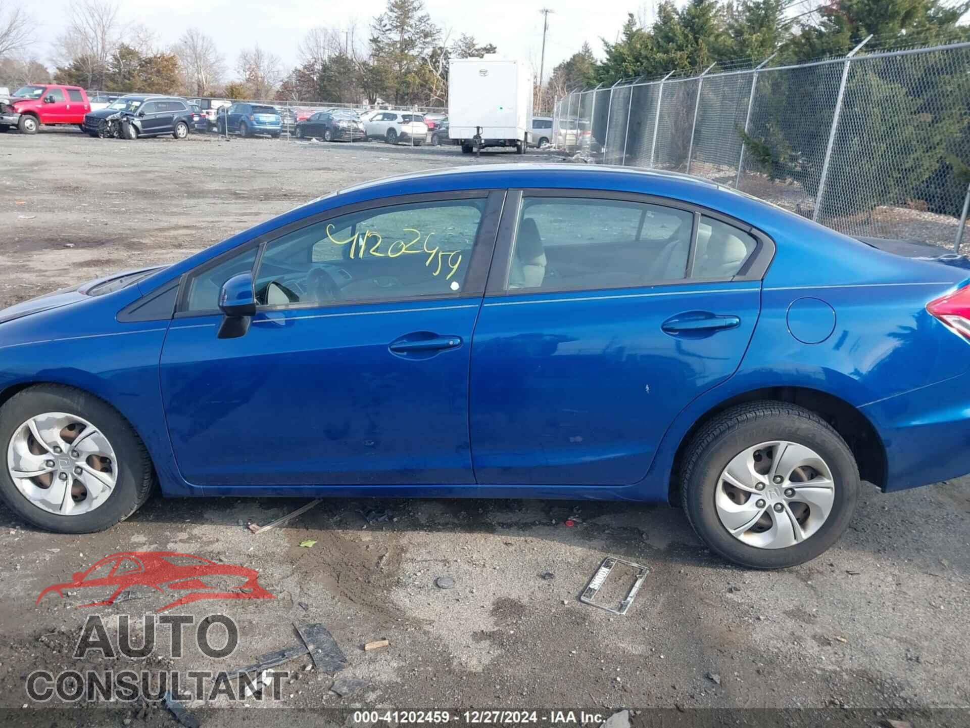HONDA CIVIC 2013 - 19XFB2F50DE282009