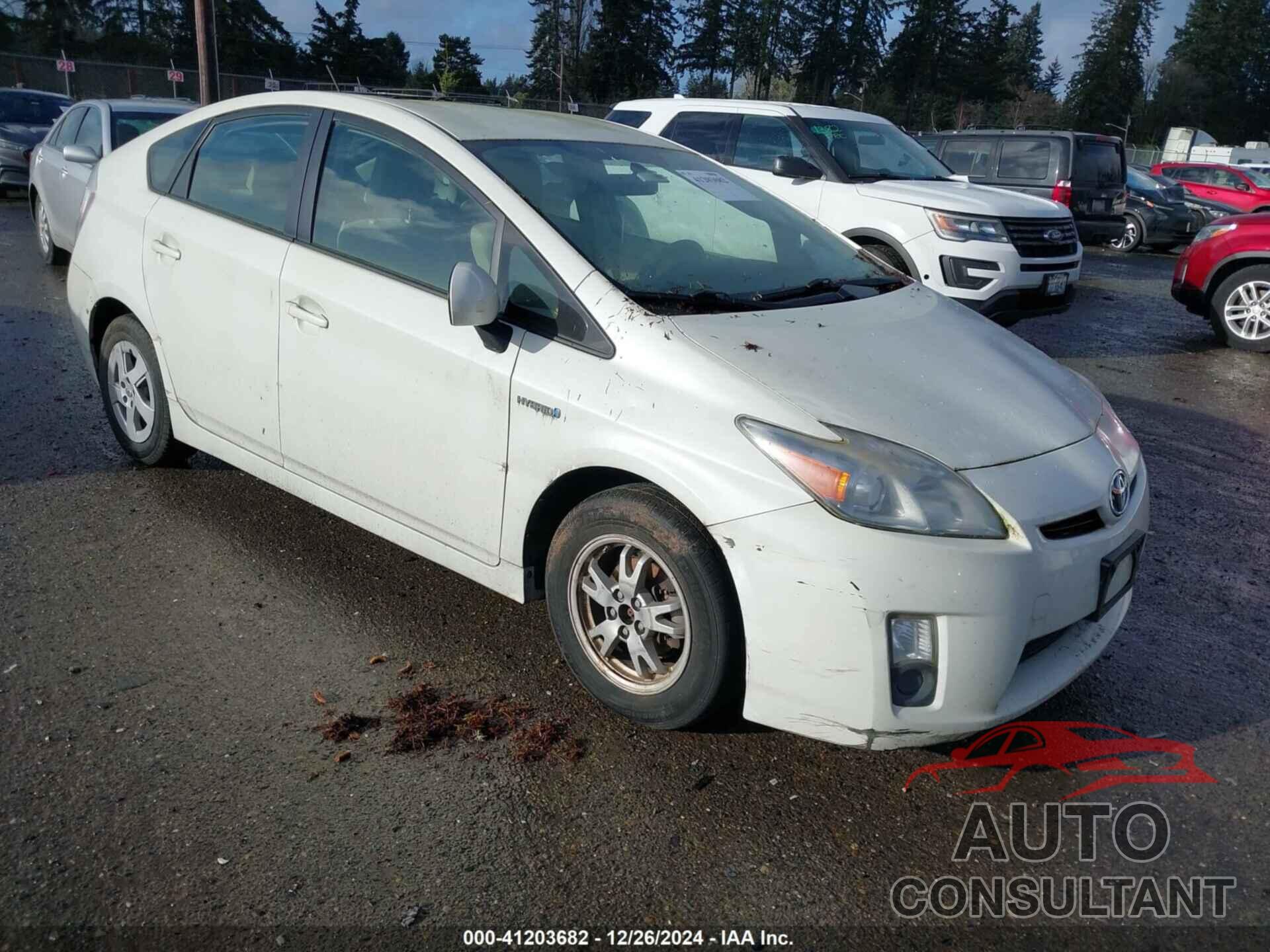 TOYOTA PRIUS 2010 - JTDKN3DU7A0070251