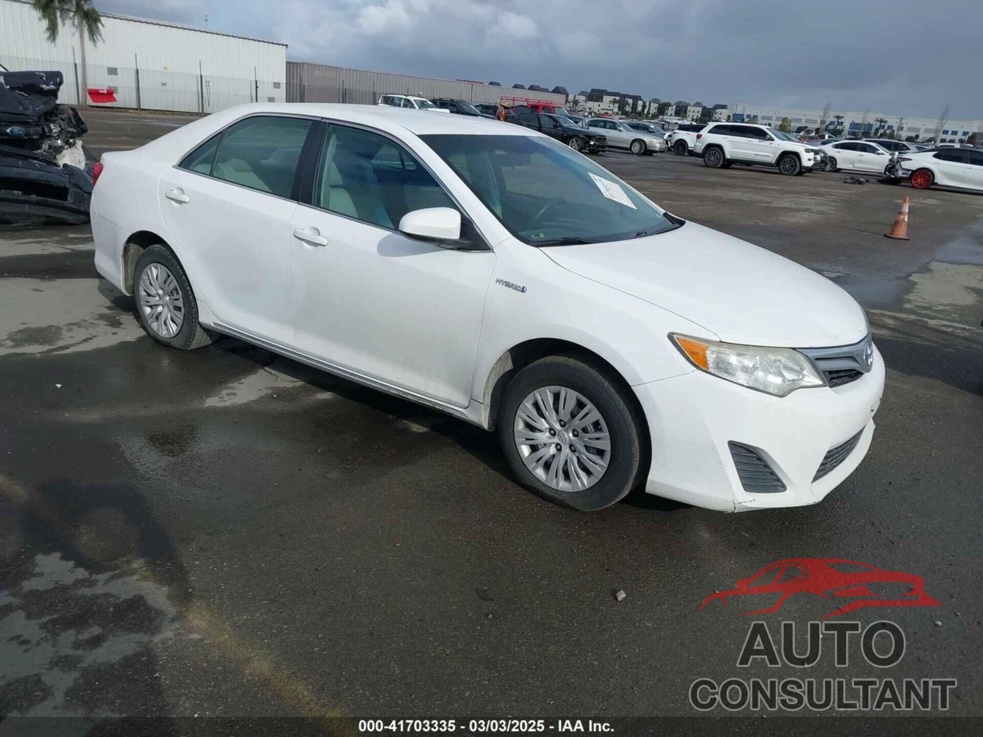 TOYOTA CAMRY HYBRID 2014 - 4T1BD1FKXEU115146