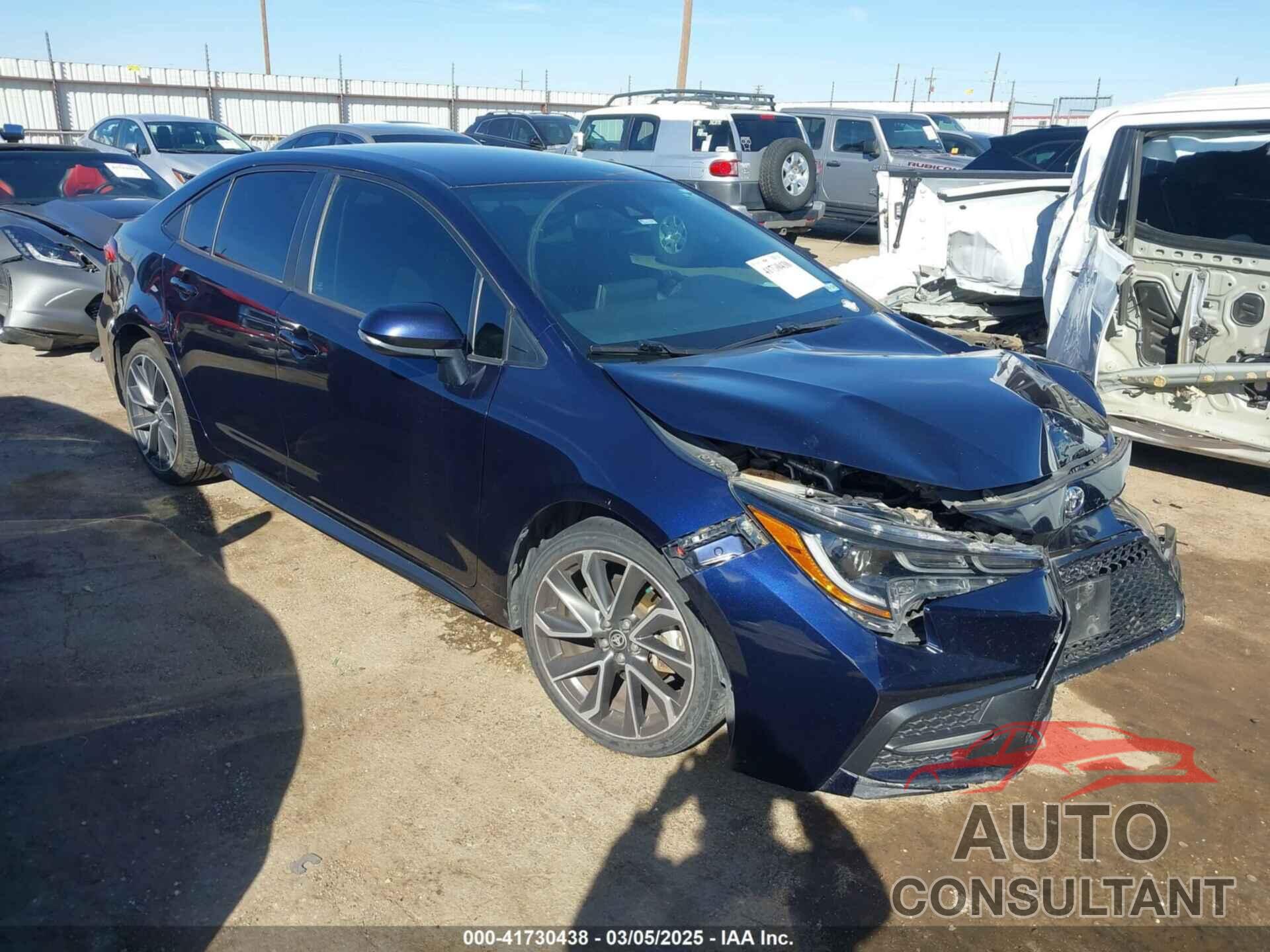 TOYOTA COROLLA 2020 - 5YFS4RCE8LP029457