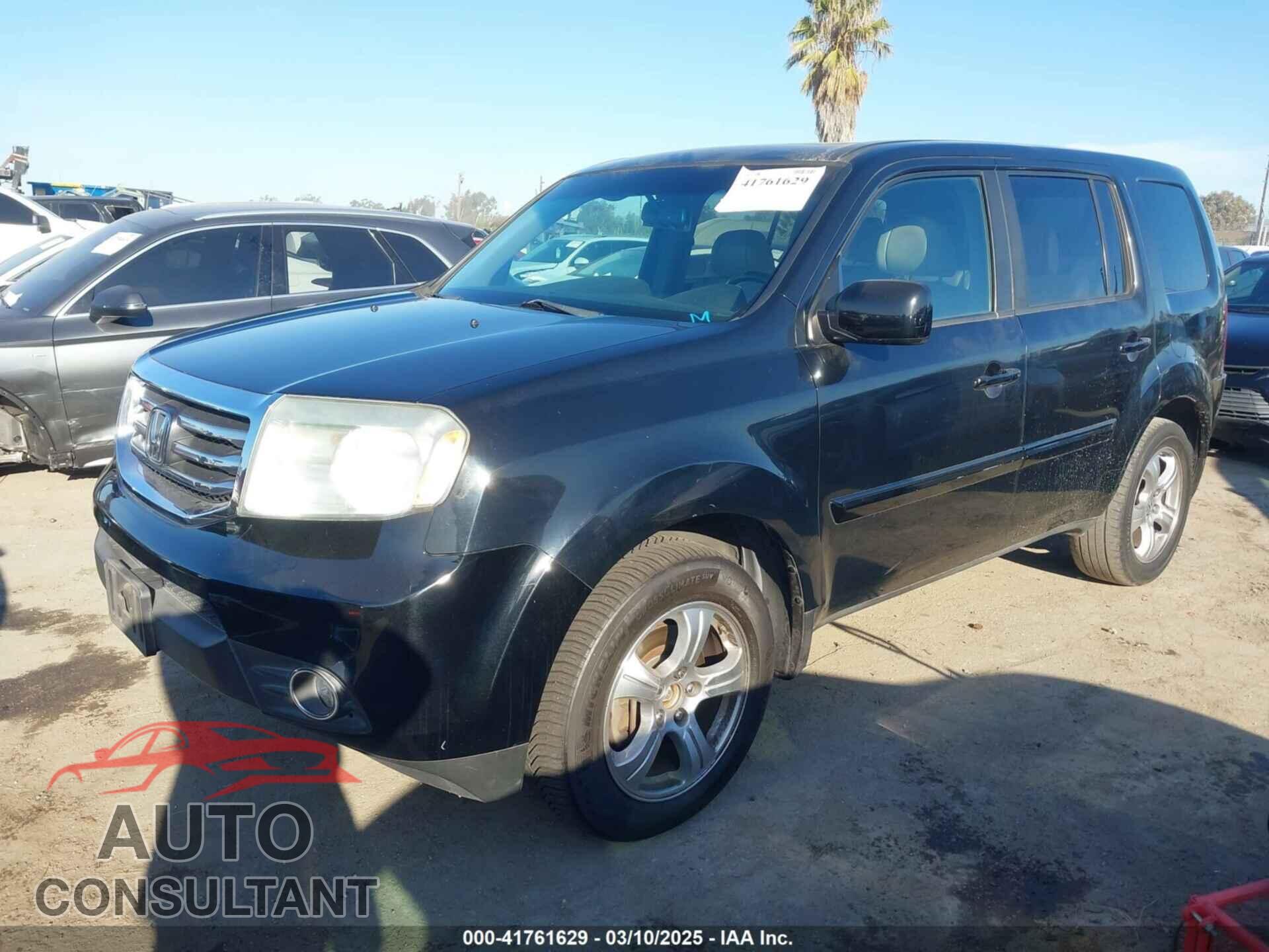 HONDA PILOT 2013 - 5FNYF3H51DB012975