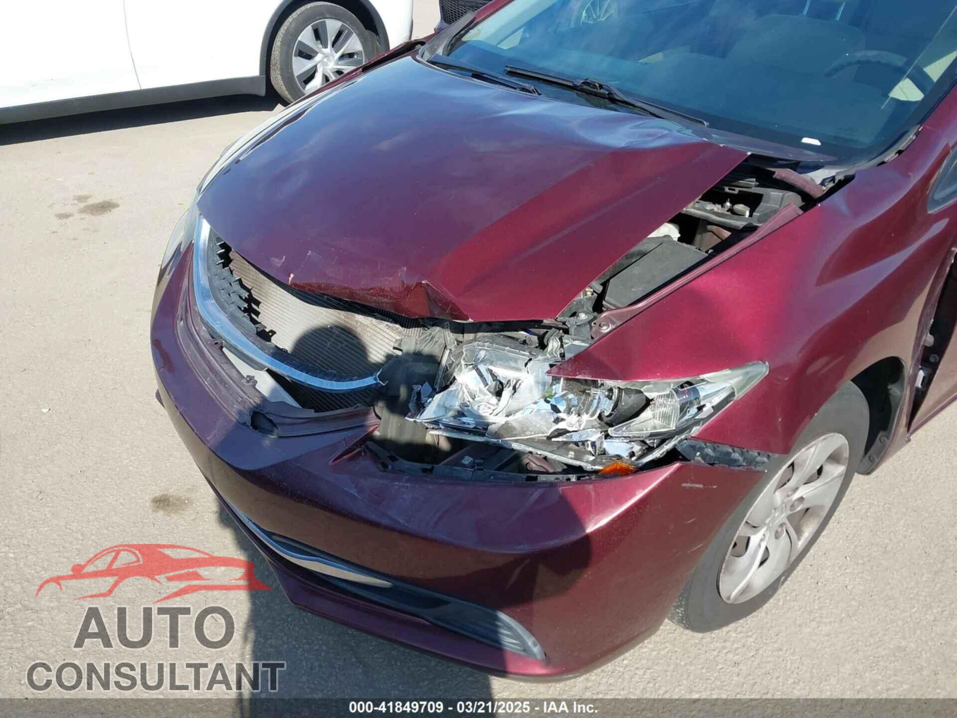 HONDA CIVIC 2014 - 19XFB2F59EE263895