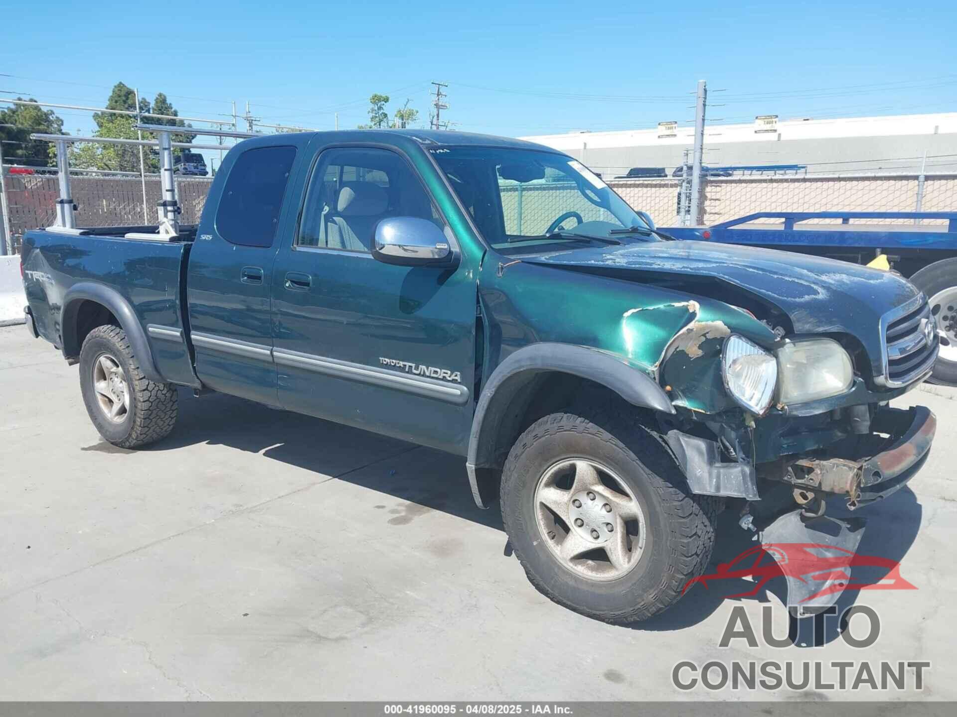 TOYOTA TUNDRA 2002 - 5TBBT44172S315879