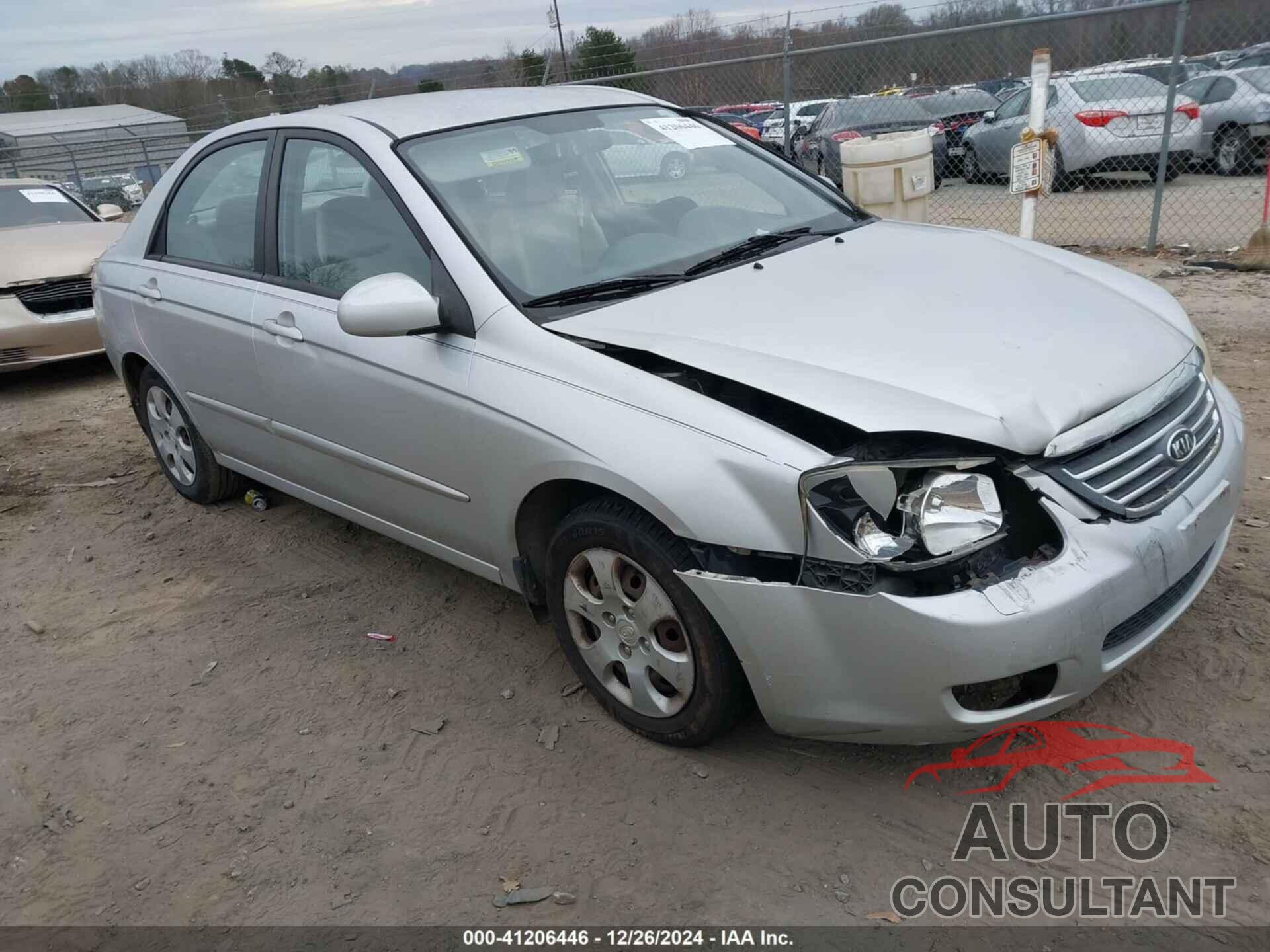 KIA SPECTRA 2009 - KNAFE221095616632