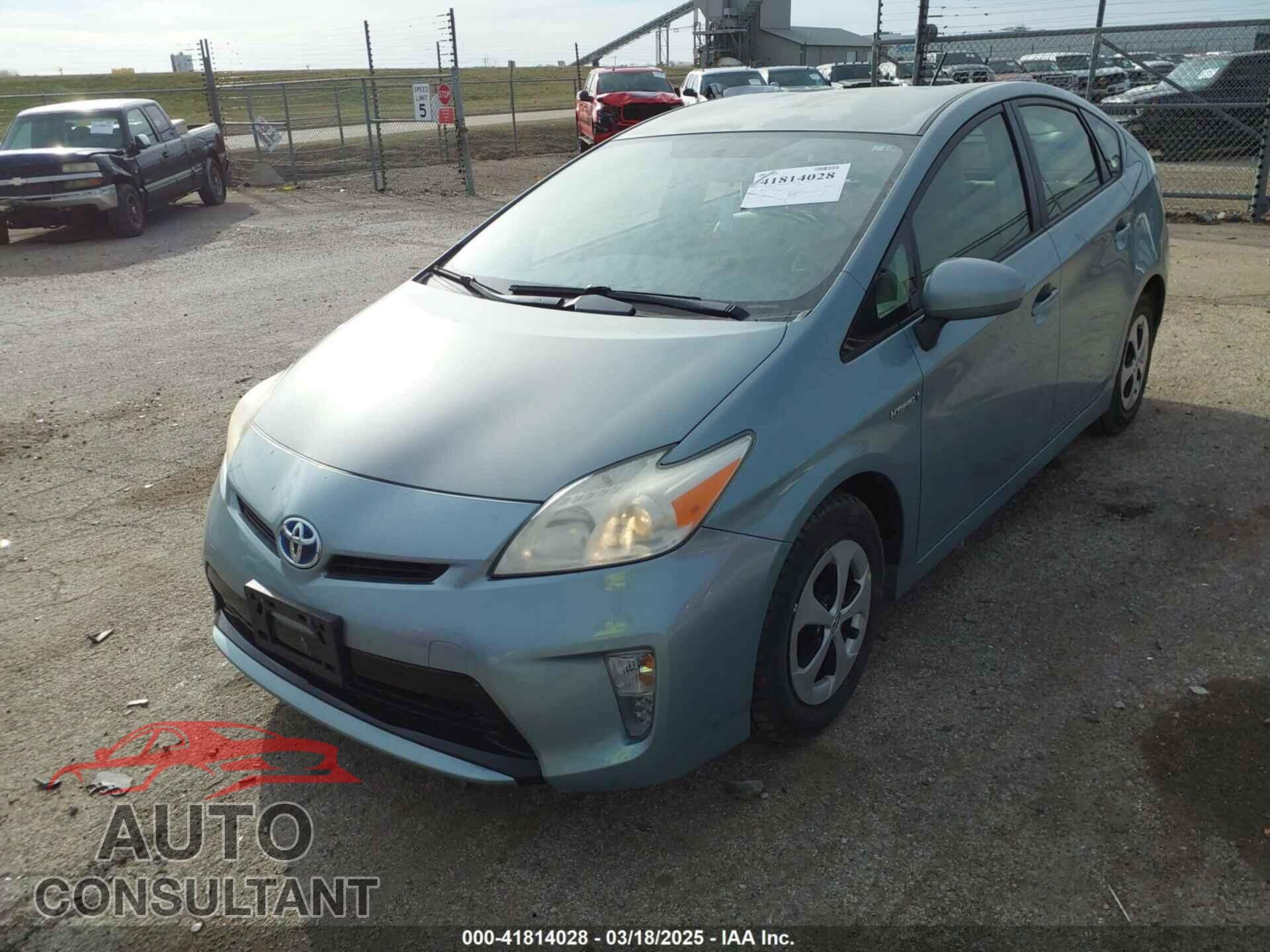 TOYOTA PRIUS 2012 - JTDKN3DU8C1499668