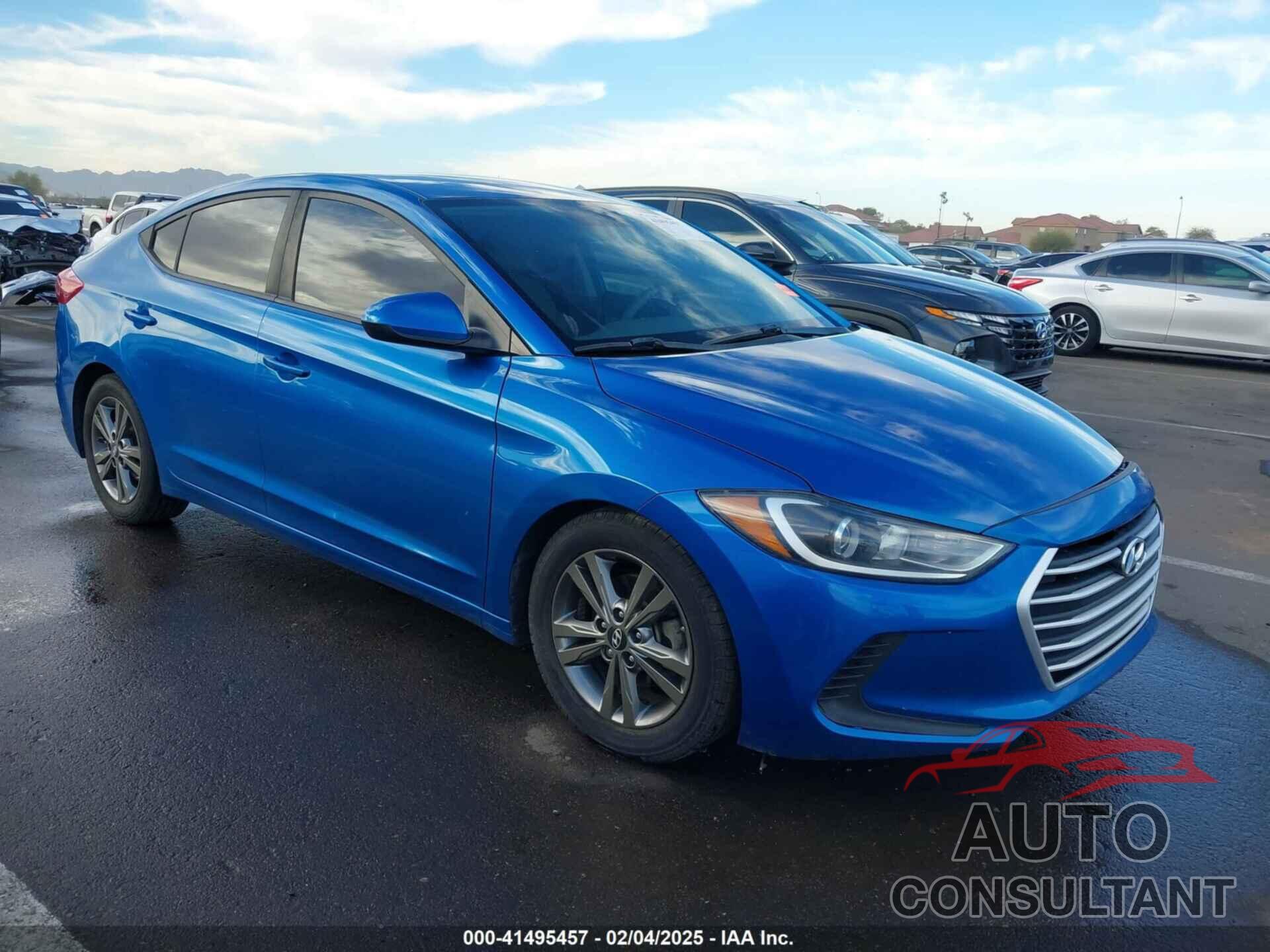HYUNDAI ELANTRA 2018 - 5NPD84LF4JH233546