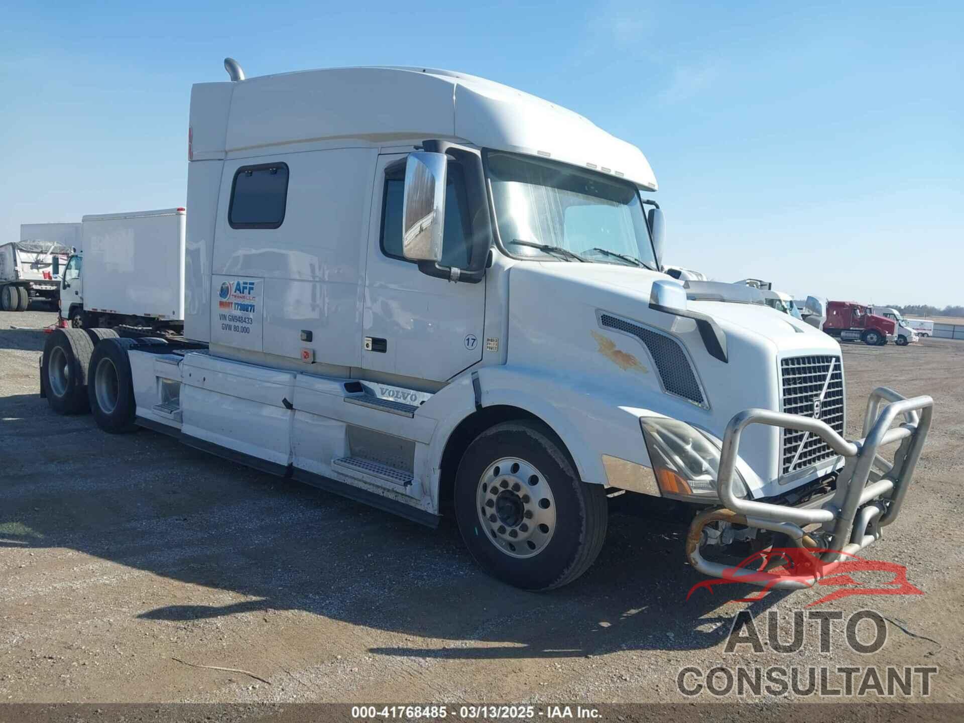 VOLVO VN 2016 - 4V4NC9EJ7GN948433