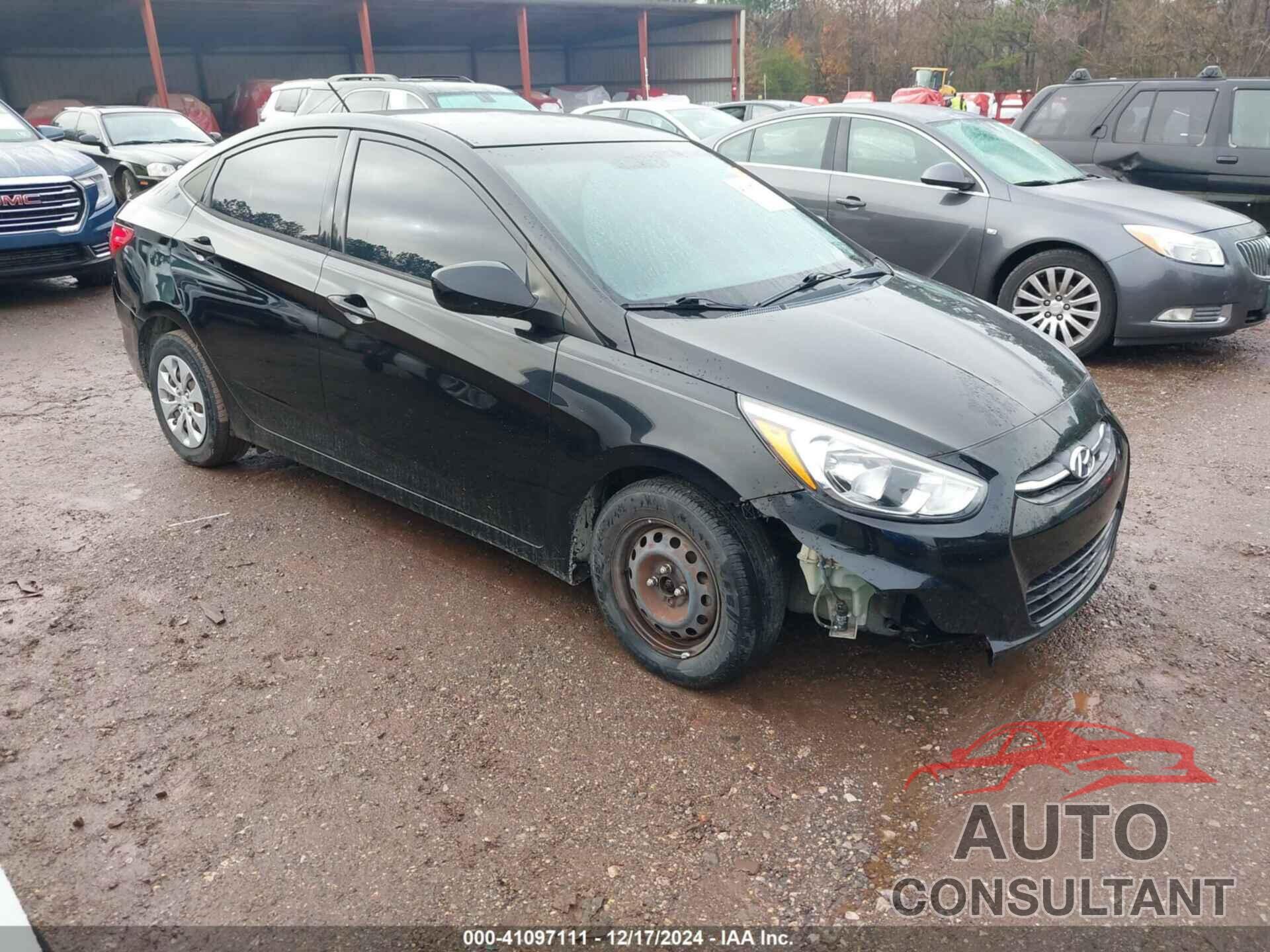 HYUNDAI ACCENT 2016 - KMHCT4AEXGU124359