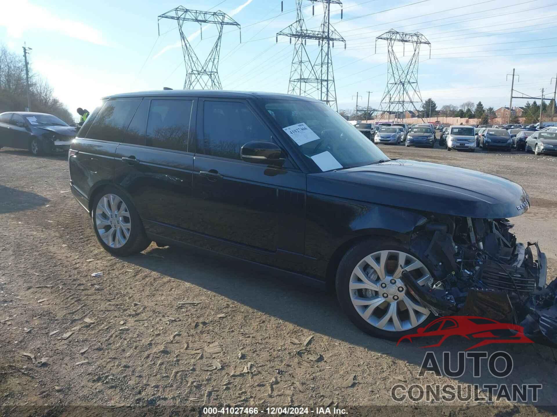 LAND ROVER RANGE ROVER 2018 - SALGS2RE6JA382557