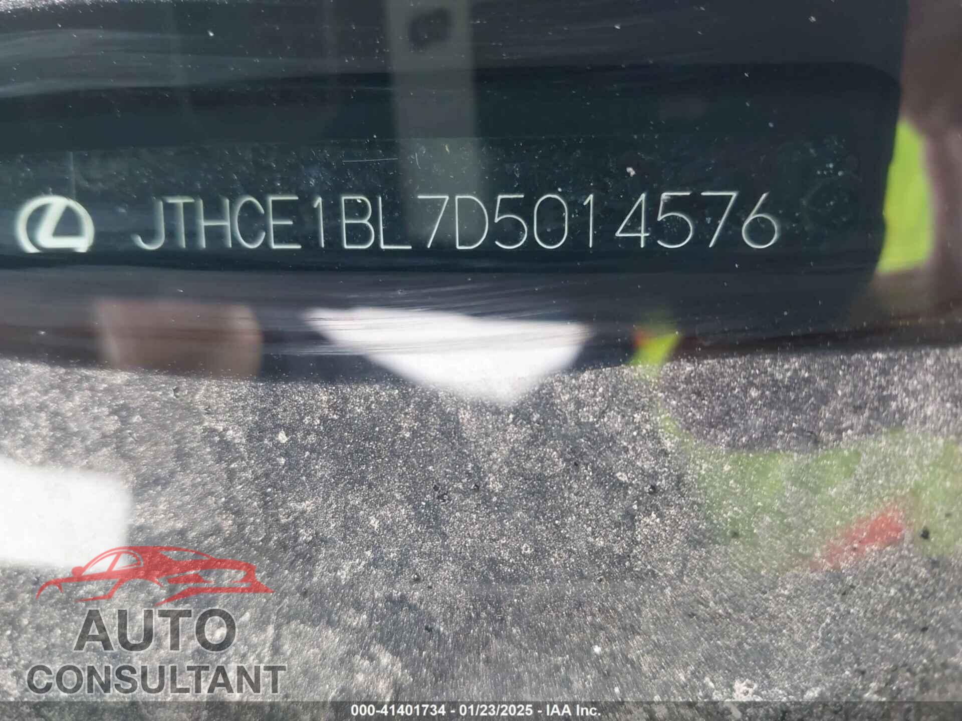 LEXUS GS 350 2013 - JTHCE1BL7D5014576