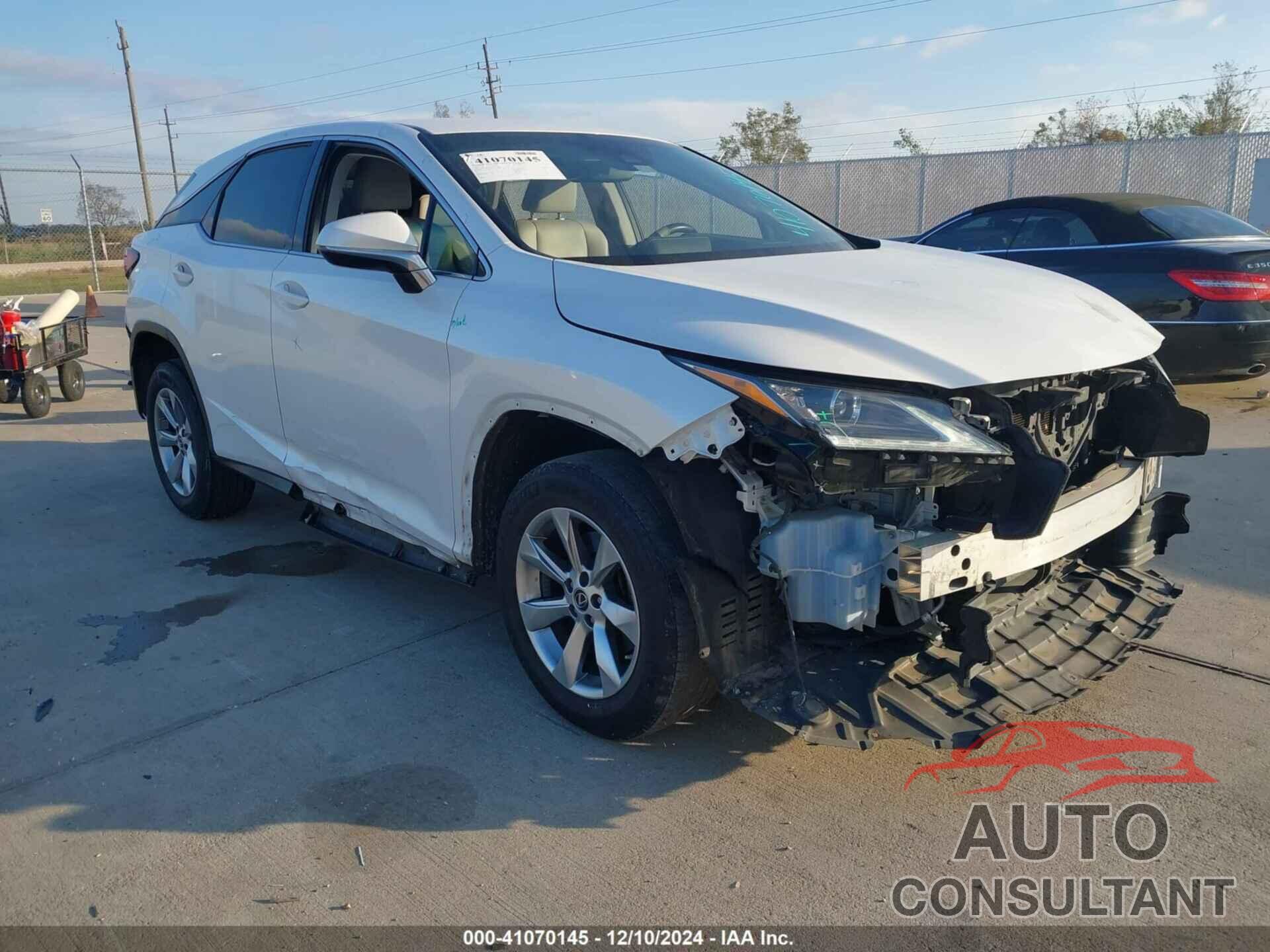 LEXUS RX 350 2018 - 2T2ZZMCA6JC096776