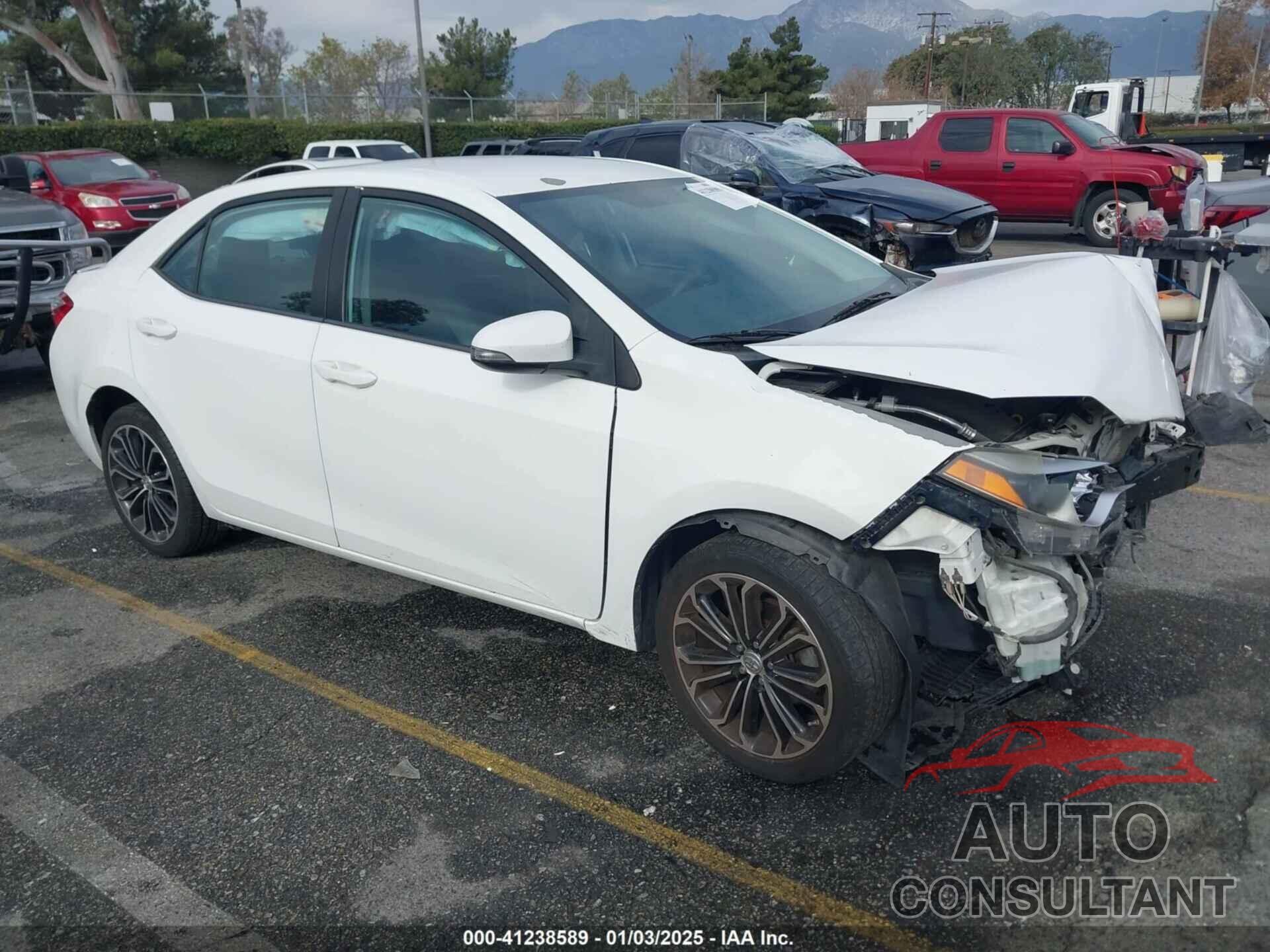 TOYOTA COROLLA 2015 - 5YFBURHE6FP325459