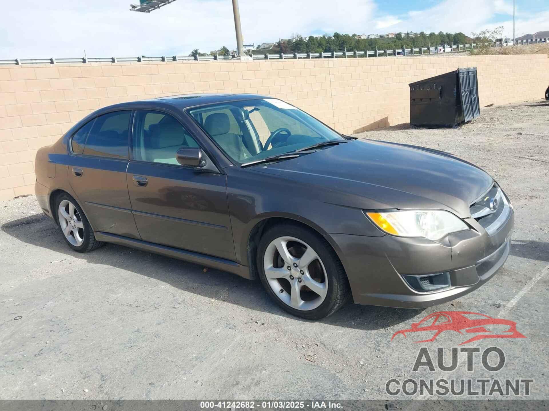 SUBARU LEGACY 2009 - 4S3BL616797228183