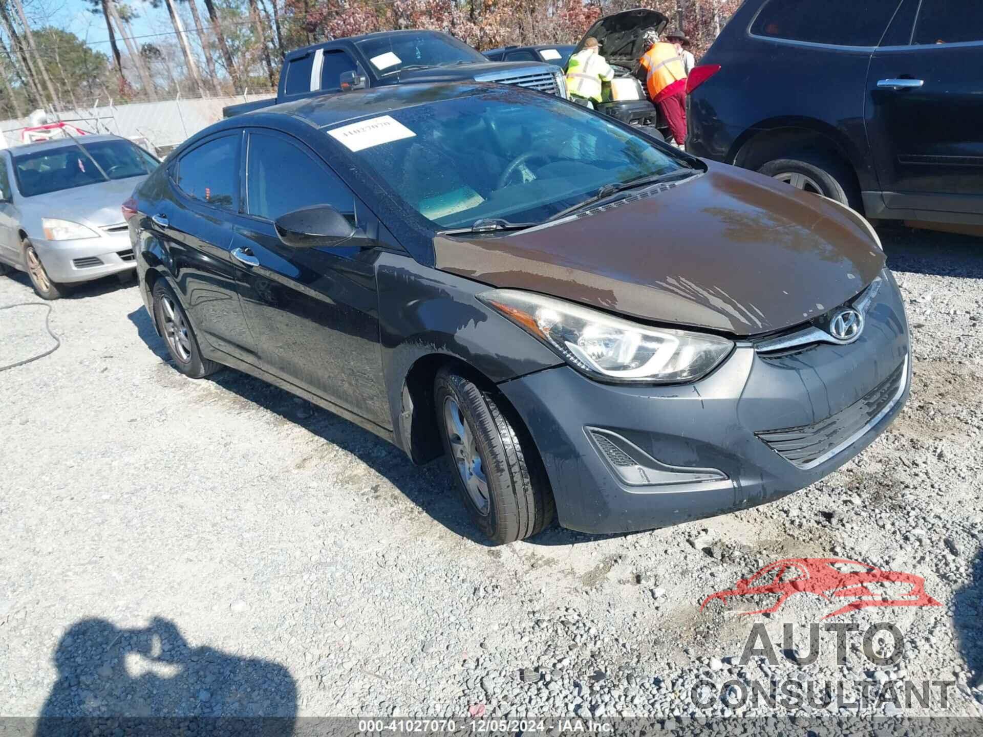 HYUNDAI ELANTRA 2014 - 5NPDH4AE2EH472514