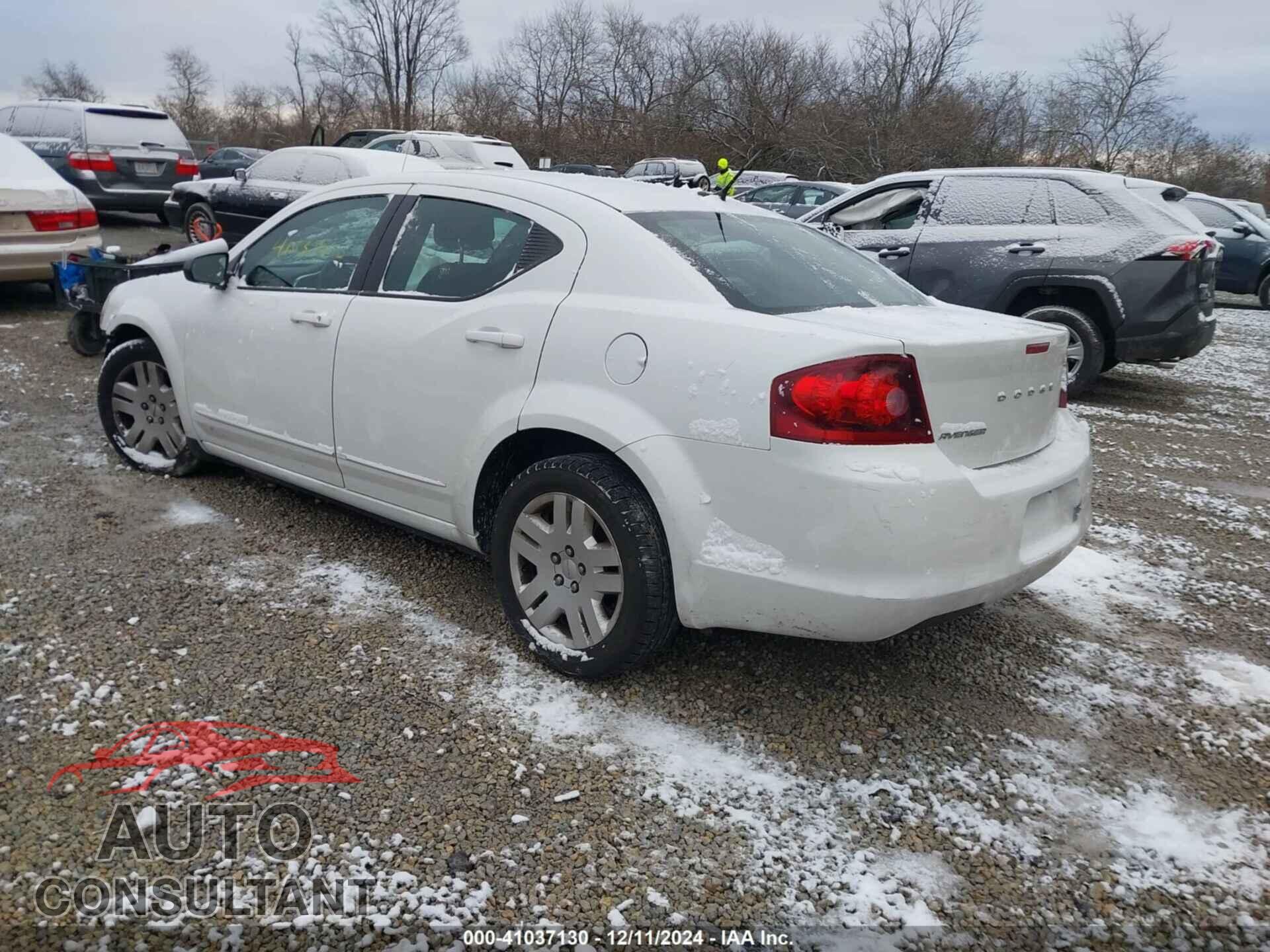 DODGE AVENGER 2012 - 1C3CDZAB5CN322571