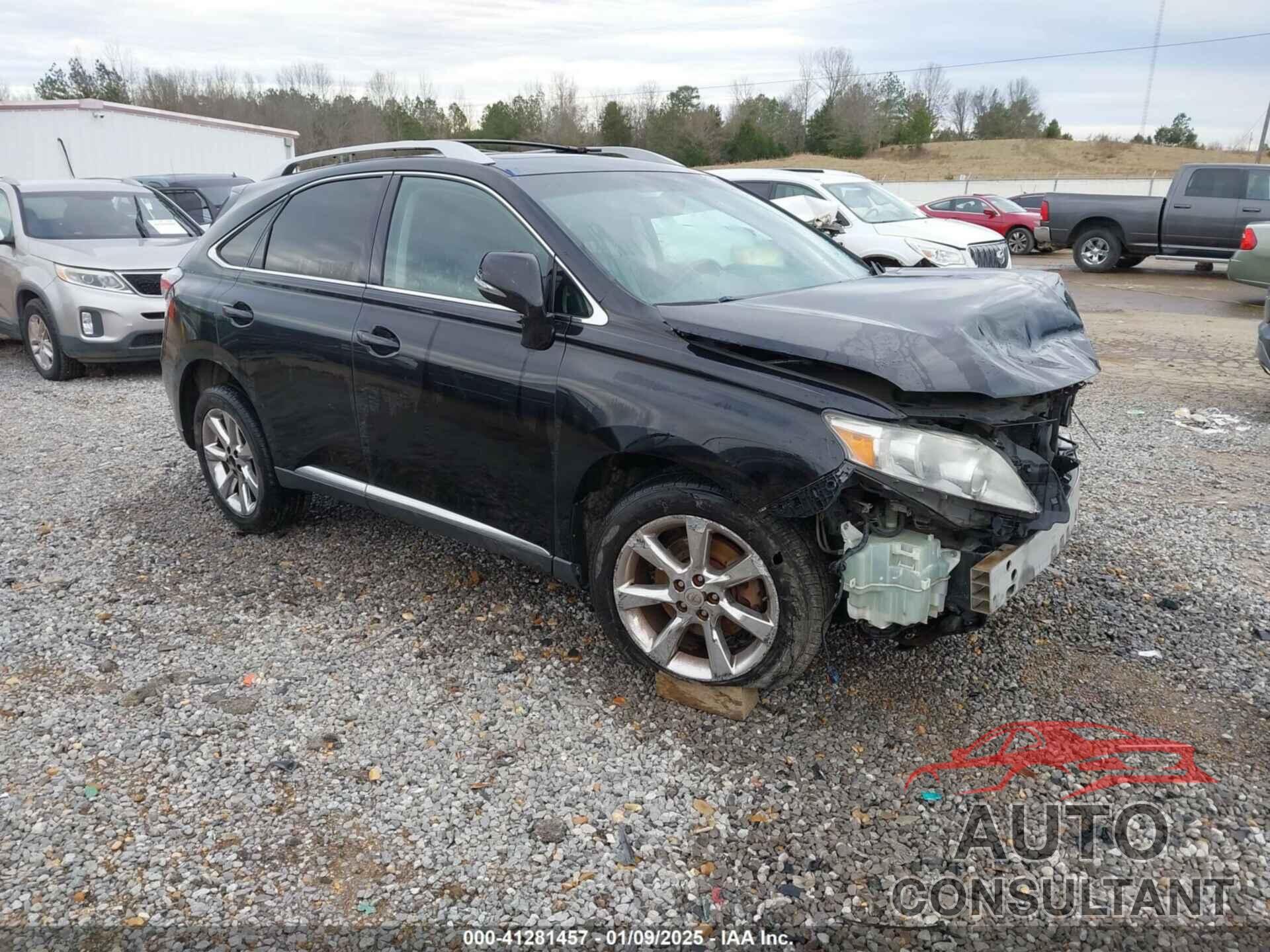 LEXUS RX 350 2010 - 2T2ZK1BA7AC026076