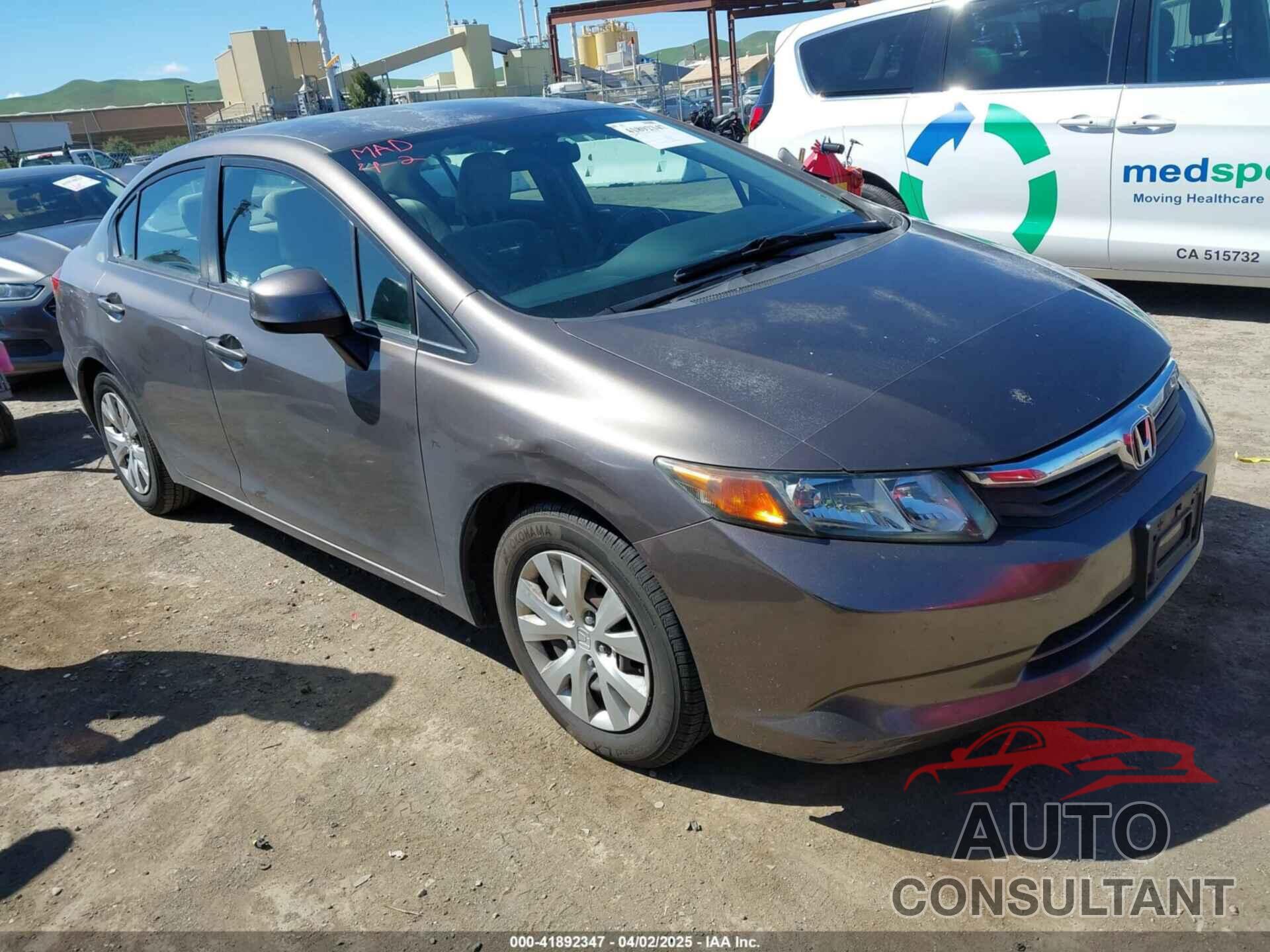HONDA CIVIC 2012 - 2HGFB2F58CH587746