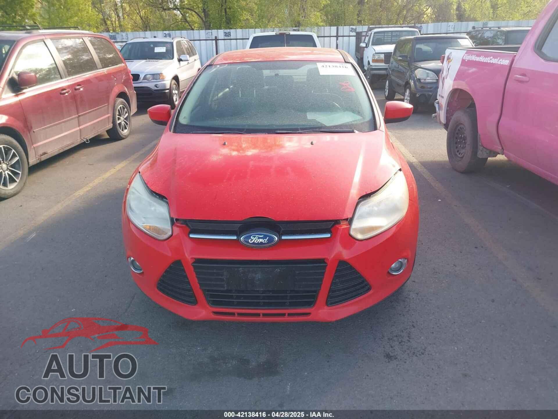 FORD FOCUS 2012 - 1FAHP3F21CL241308